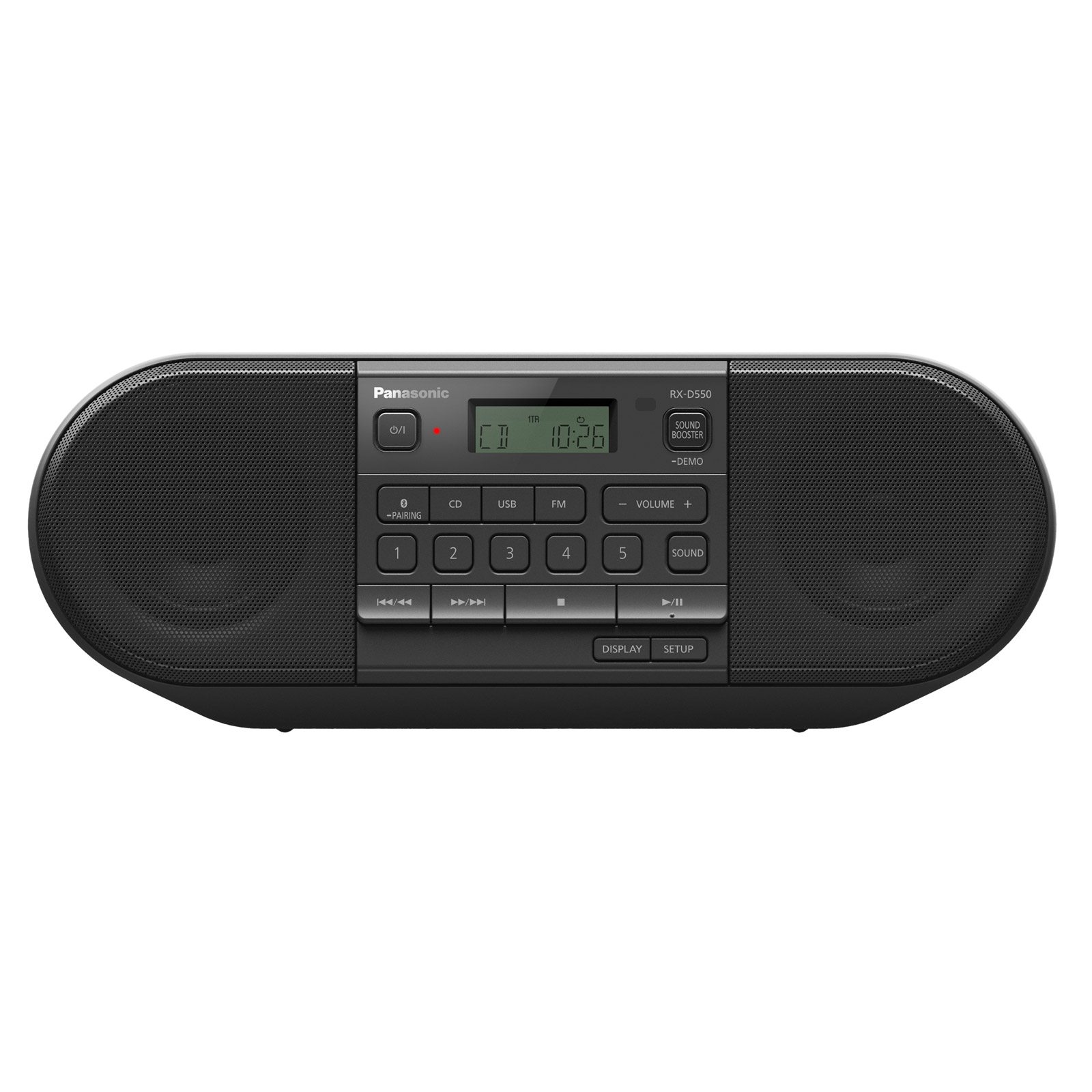Panasonic RX D550E K Portable Stereo CD System in Black FM Bluetooth U