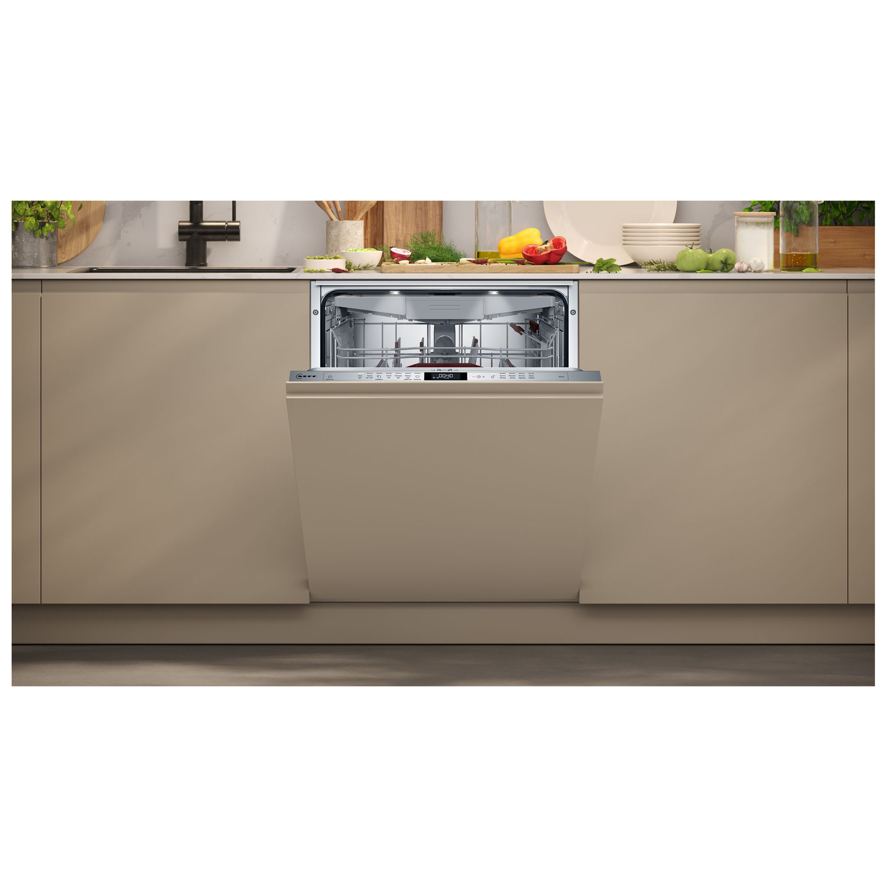 Neff S197YCX05G N70 60cm Fully Integrated Dishwasher 14 Place A Rated, photo 2