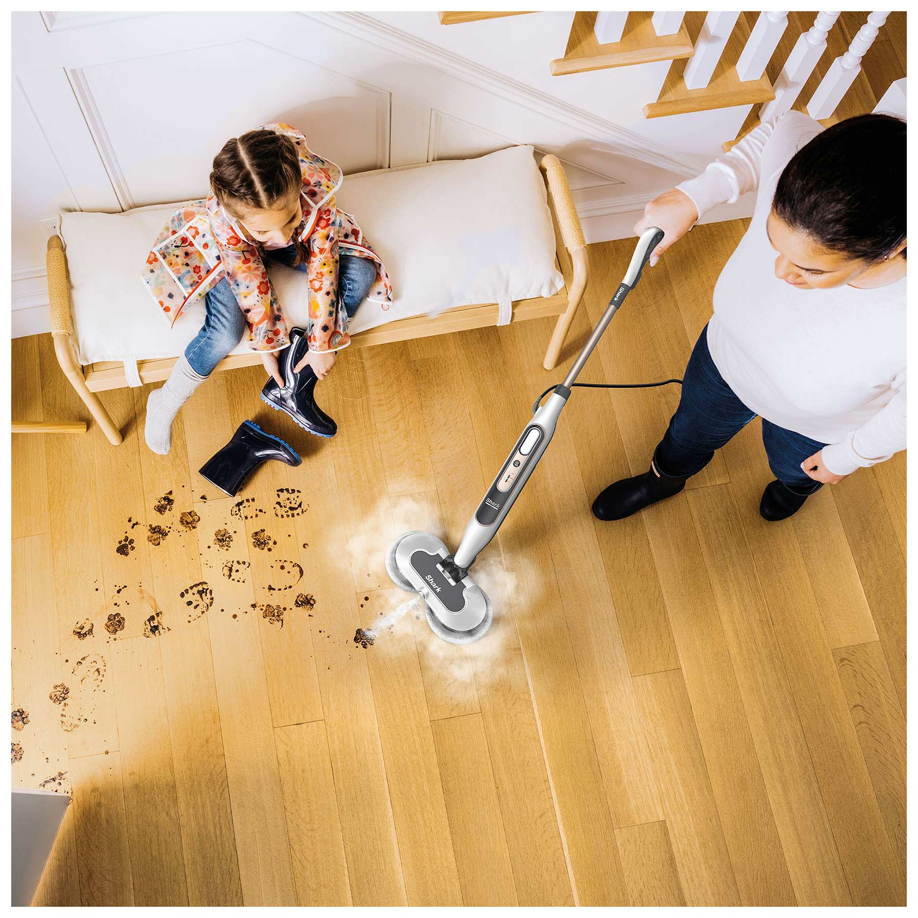 Shark S8201UK Shark Steam Scrub Automatic Steam Mop with Steam Blaster, photo 5