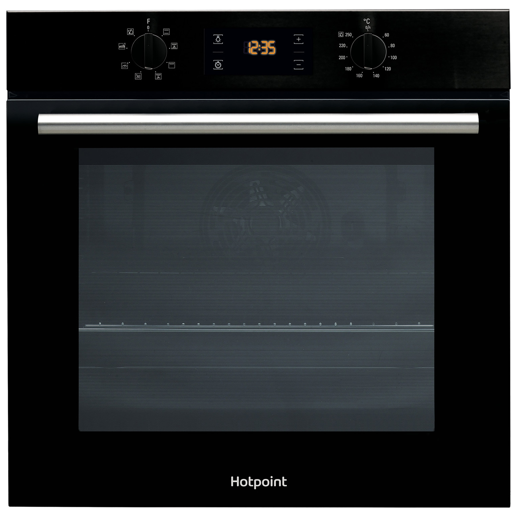 Image of Hotpoint SA2540HBL Built In Electric Single Oven in Black 66L