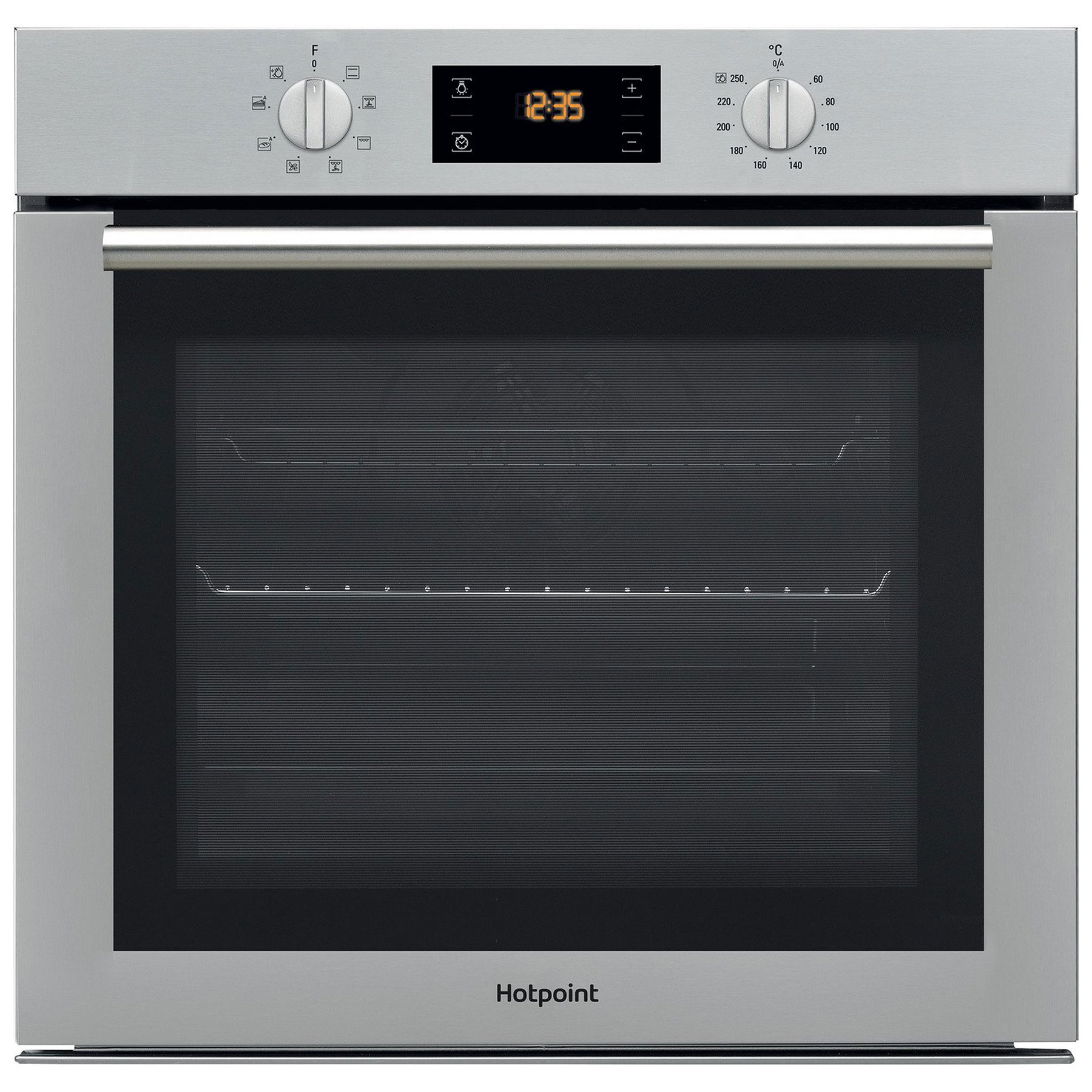 Hotpoint SAEU4544TCIX Built In Electric Single Oven in Inox 71L