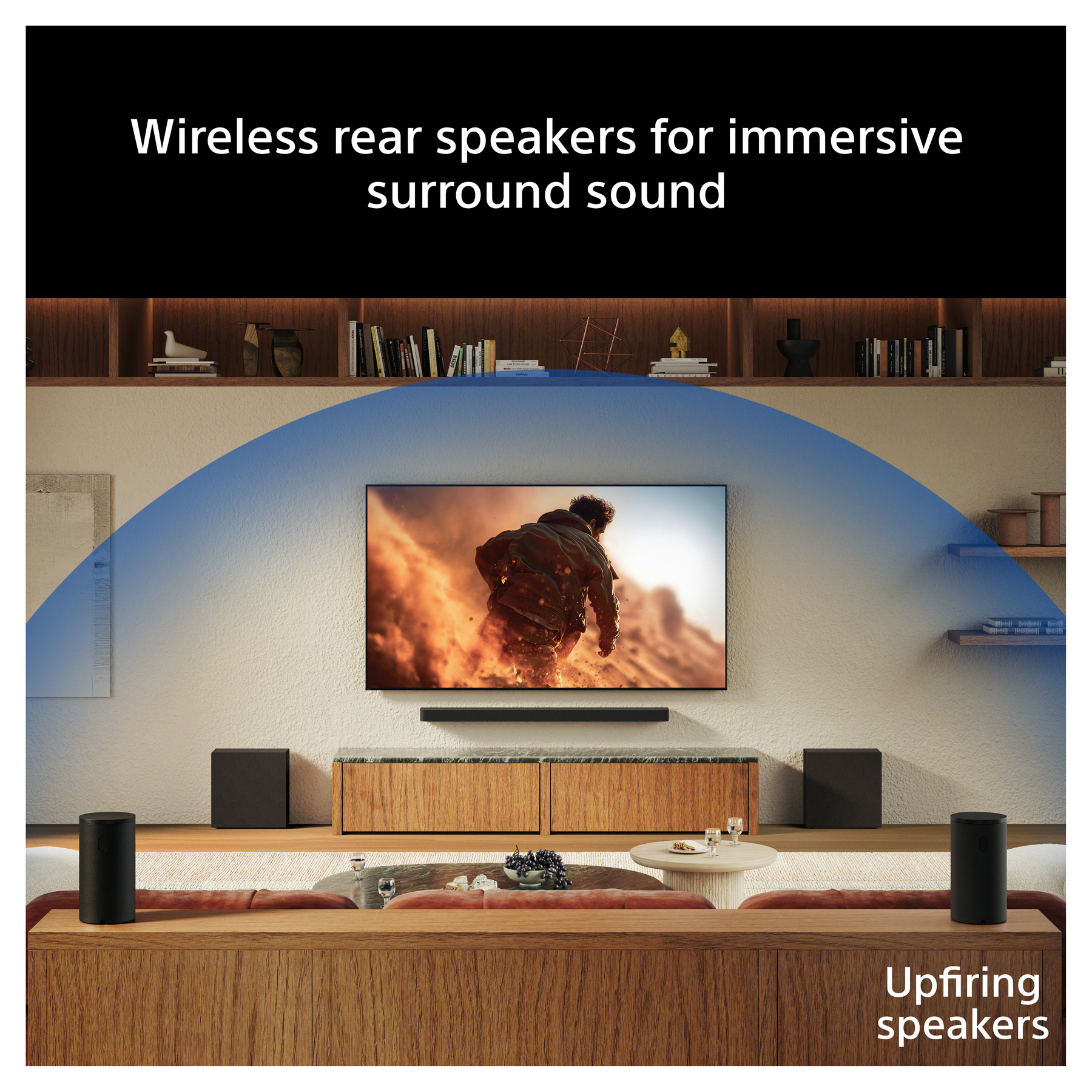 Sony SARS9 BRAVIA Theatre Rear 9 Wireless Rear Speakers in Black, photo 2