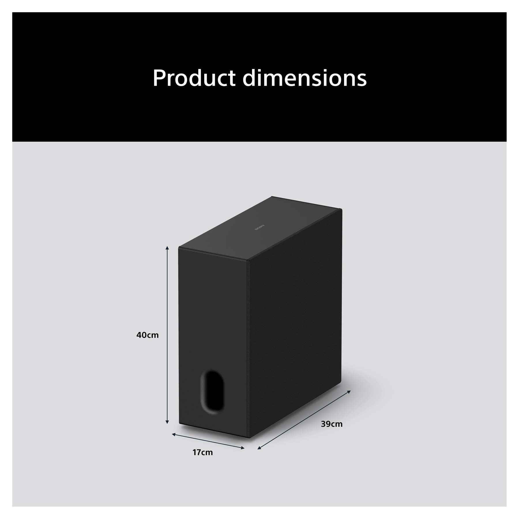 Sony SASW8 BRAVIA Theatre Sub 8 300W Wireless Subwoofer in Black, photo 4
