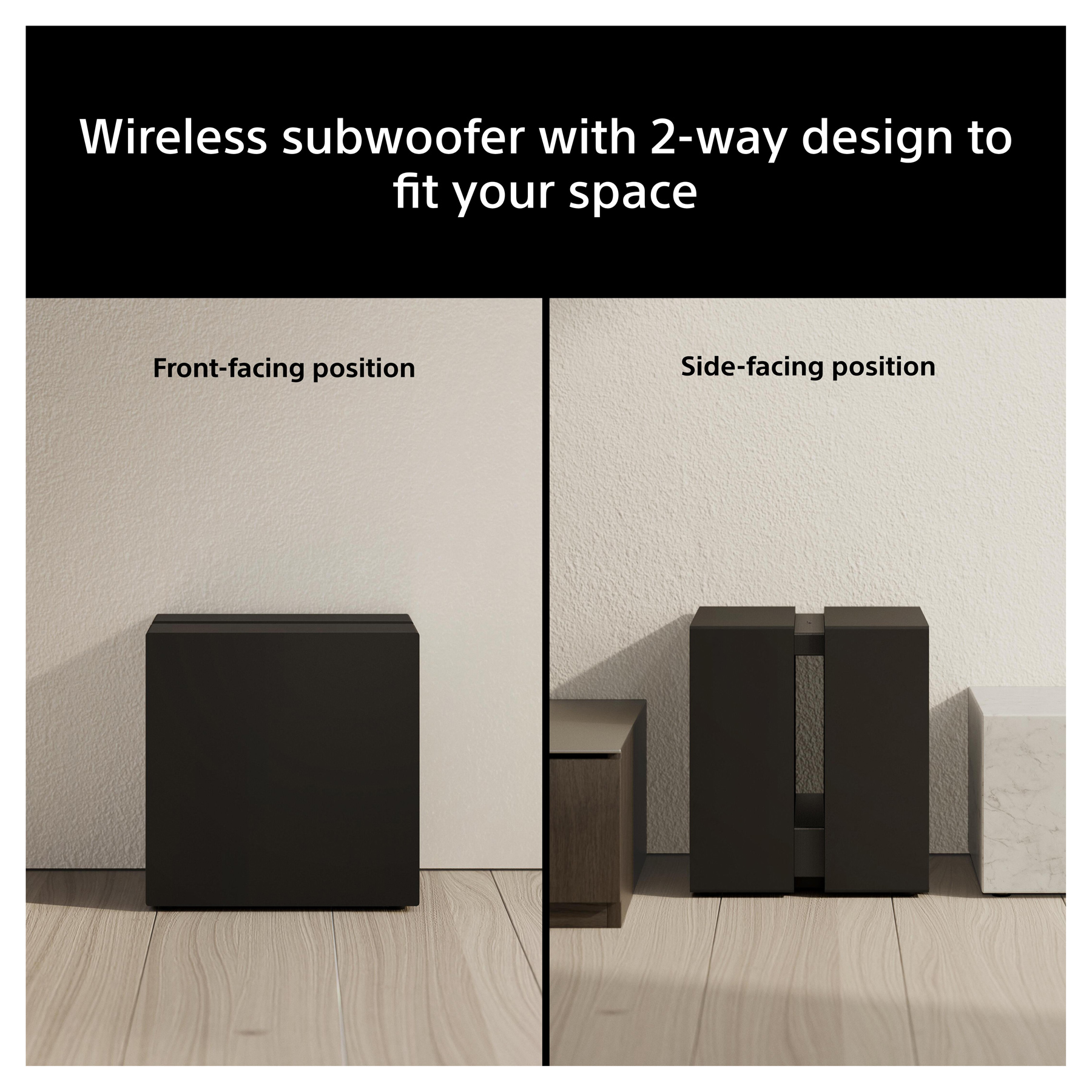 Sony SASW9 BRAVIA Theatre Sub 9 600W Wireless Dual Subwoofer in Black, photo 5