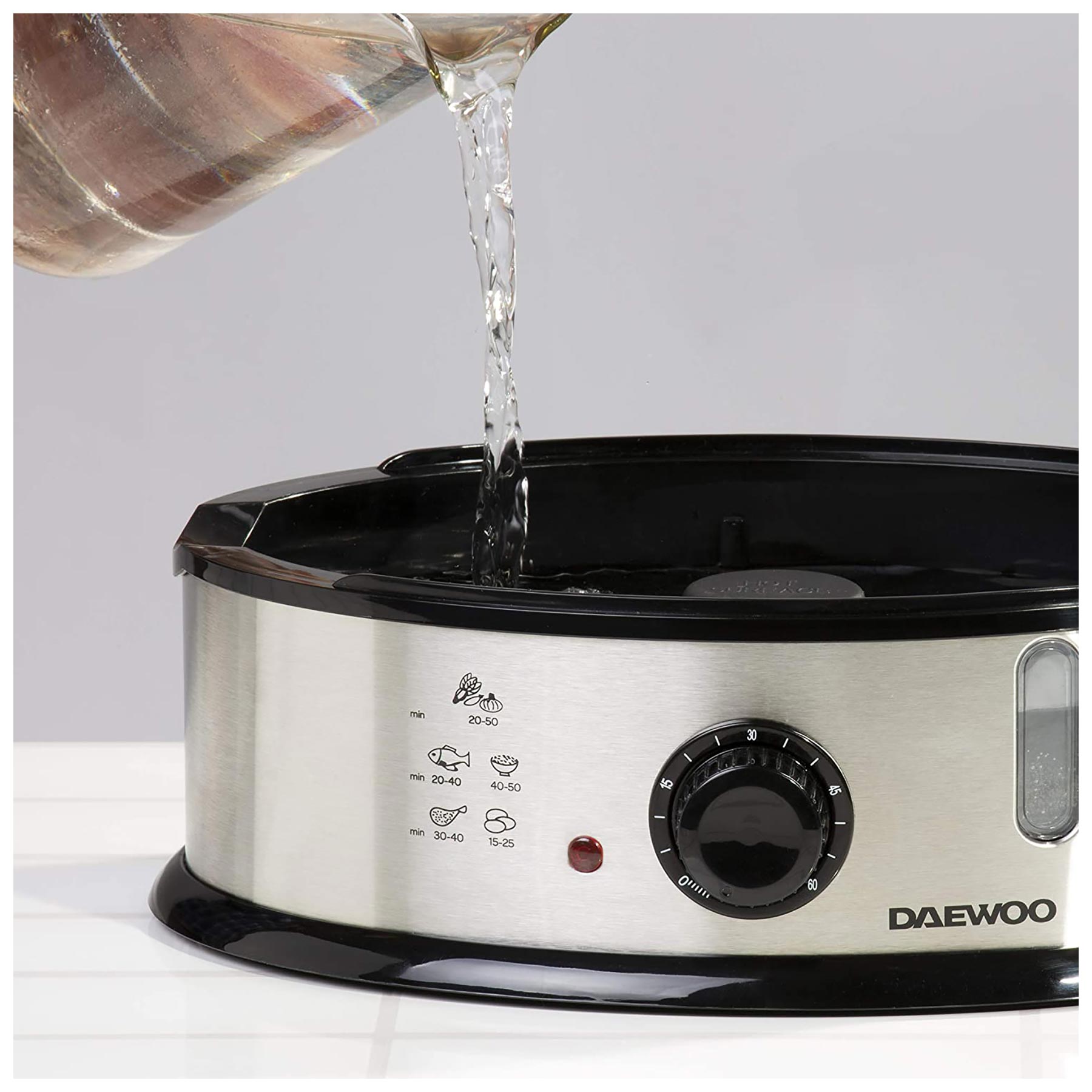 Daewoo SDA1338GE 3 Tier Family Size Food Steamer 9L 1200W, photo 2