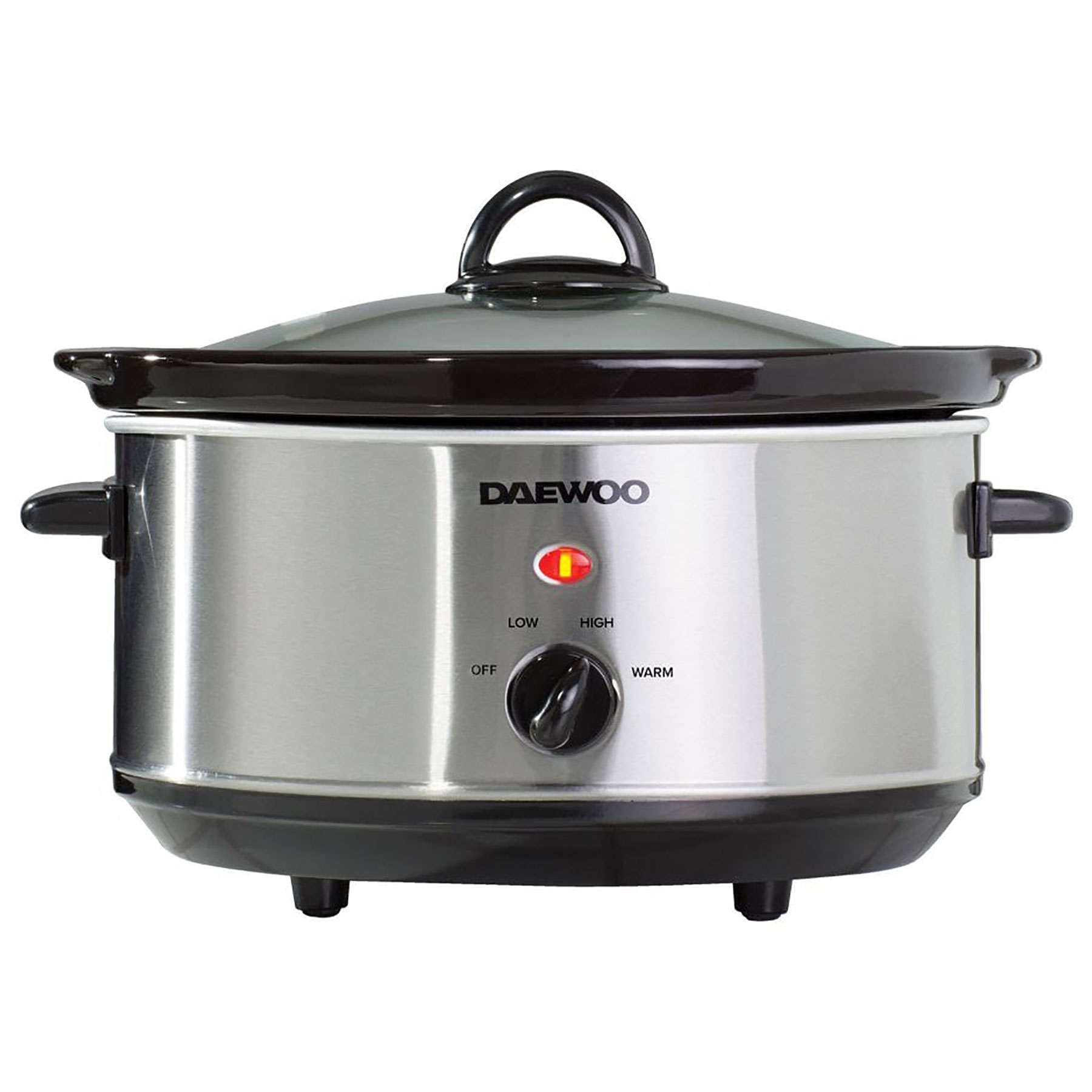 Image of Daewoo SDA1364GE 3 5 Litre Slow Cooker in Stainless Steel