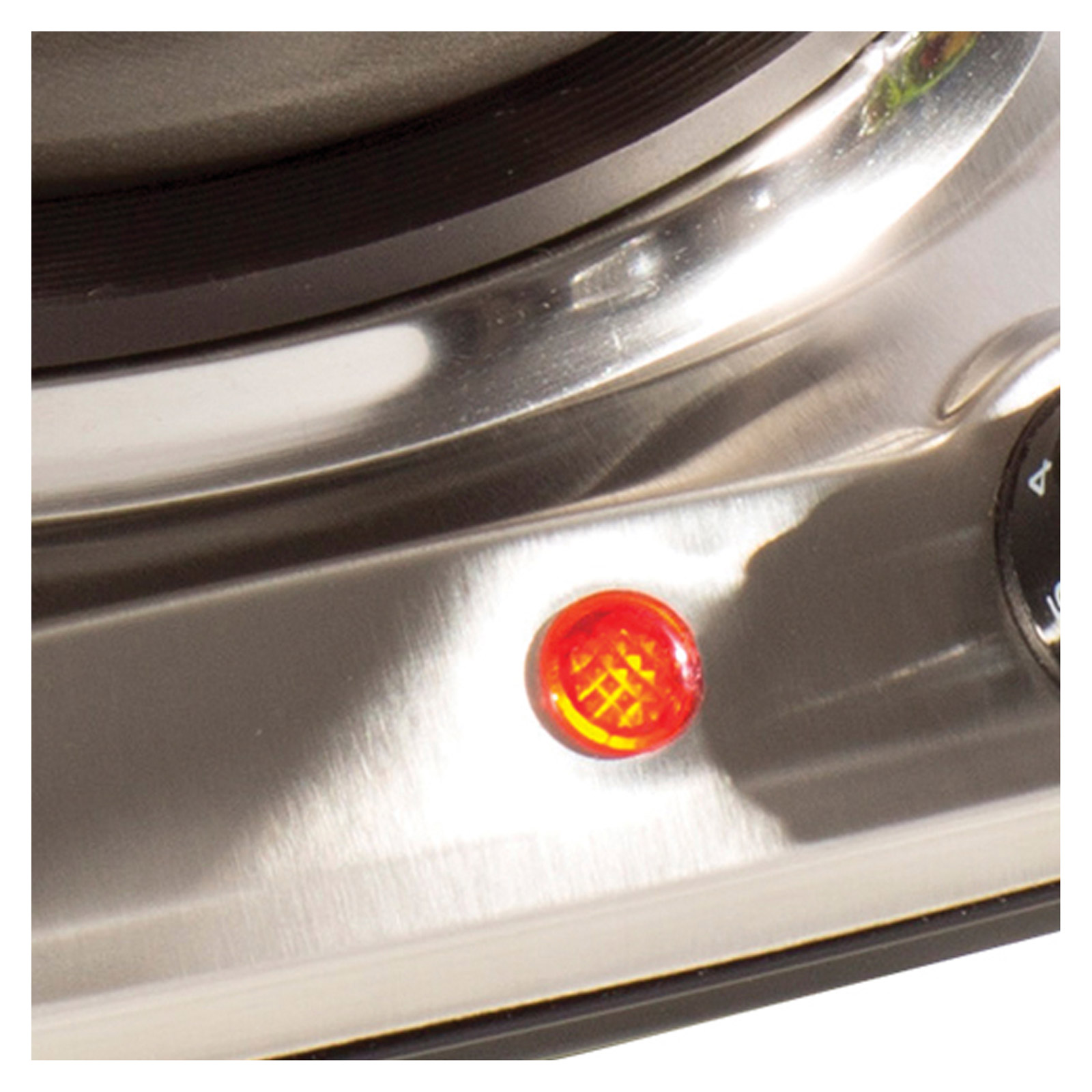 Daewoo SDA1731 Single Solid Plate Table Top Hob in Stainless Steel, photo 4