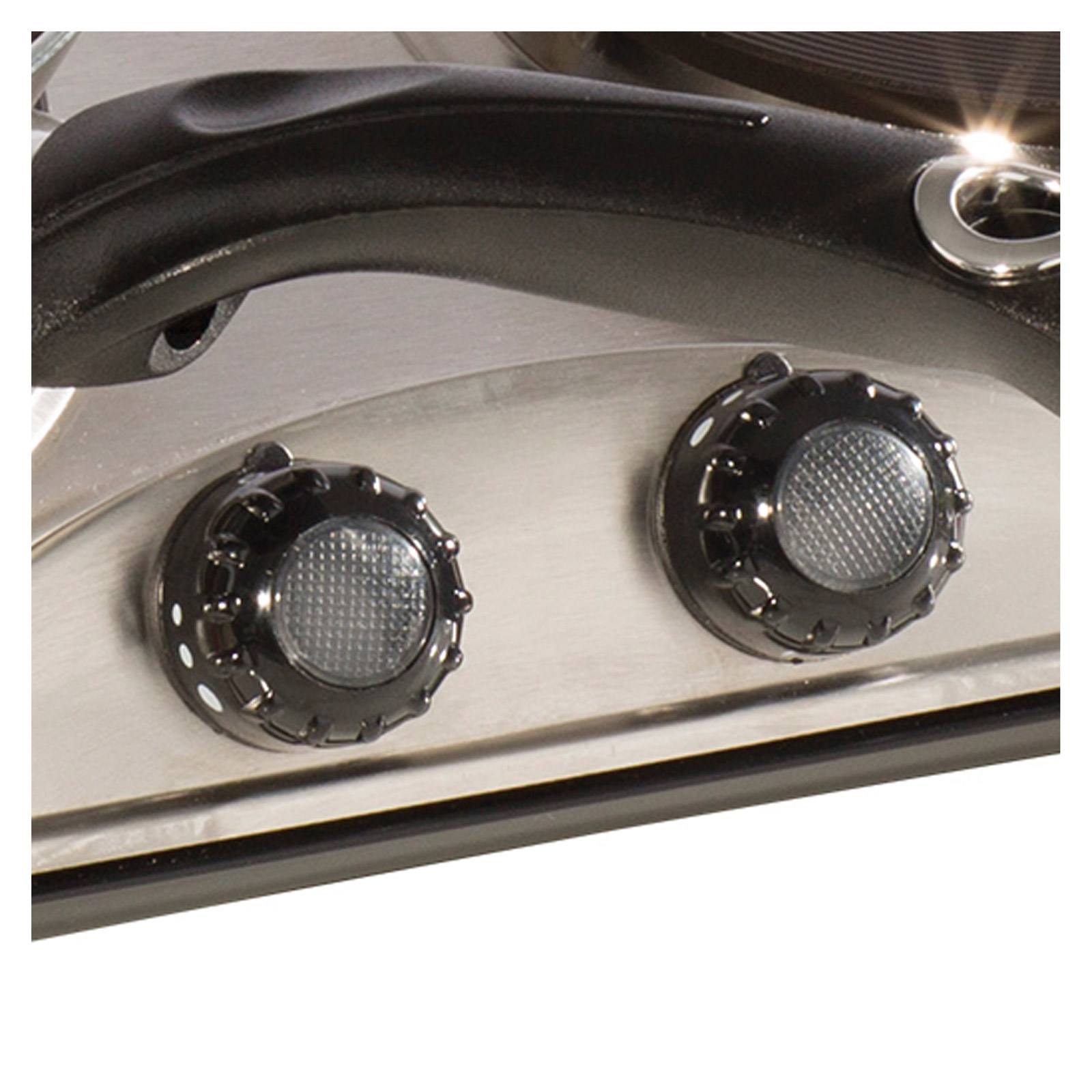 Daewoo SDA1732 Double Solid Plate Table Top Hob in Stainless Steel, photo 5