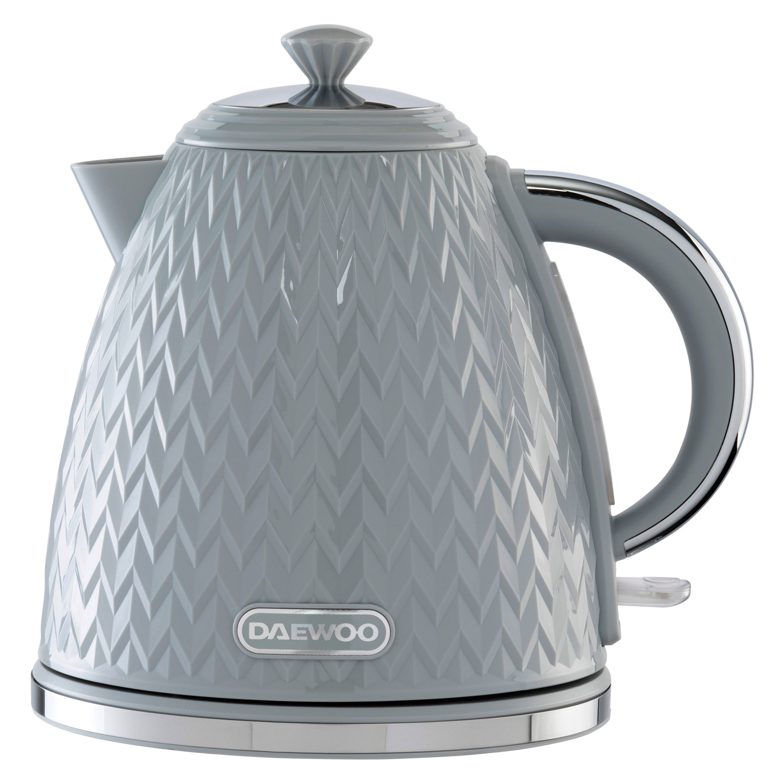 Daewoo SDA1820GE Argyle Cordless Jug Kettle in Grey 1 7L 3kW