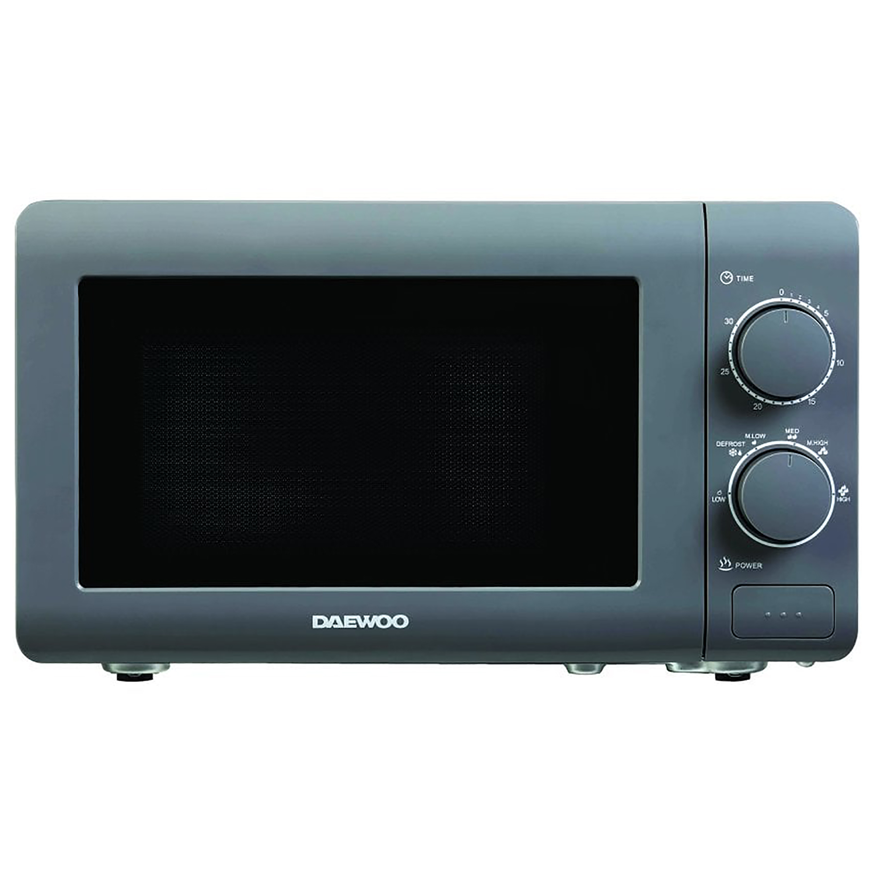 Image of Daewoo SDA1961GE Microwave Oven in Grey 20L 800W Manual