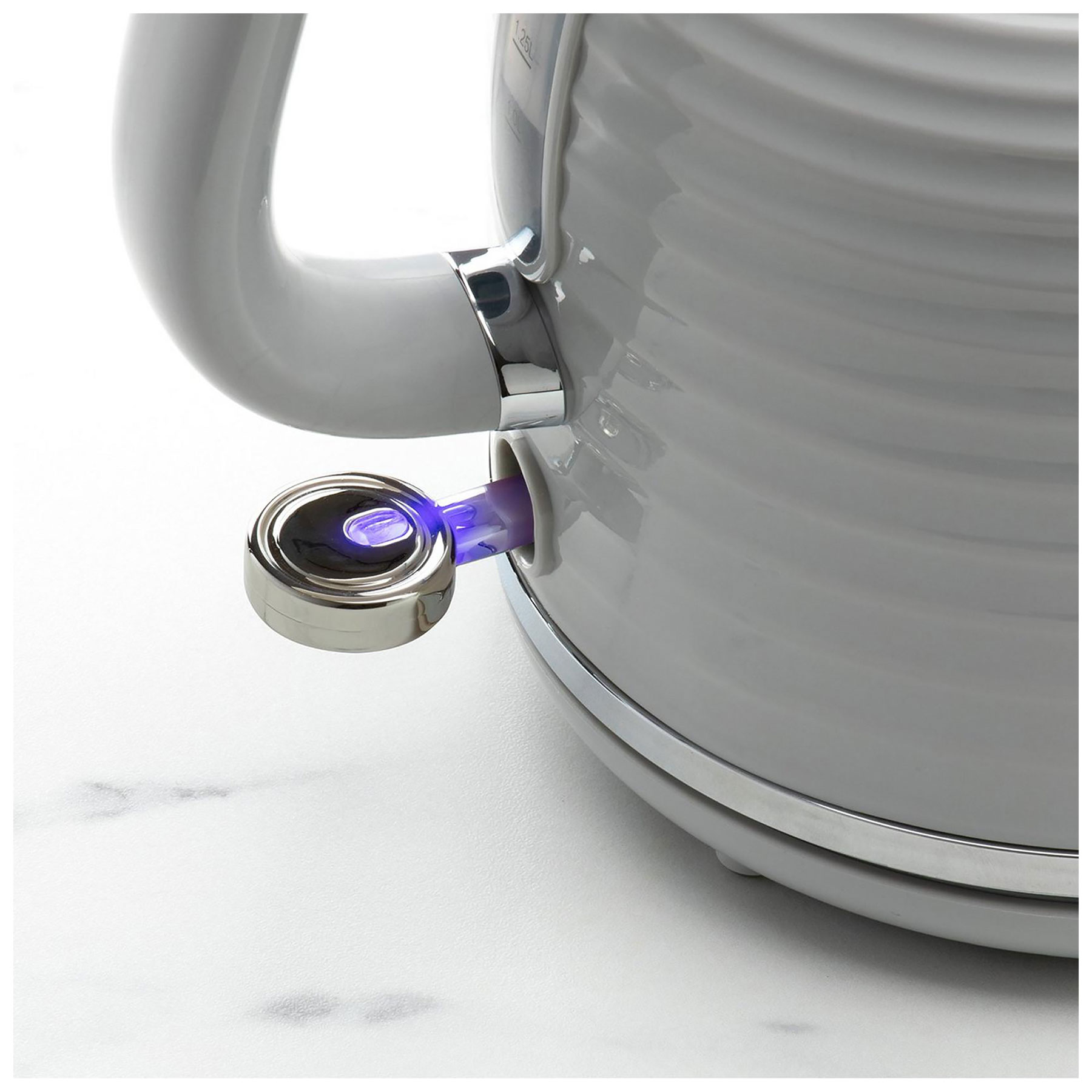 DAEWOO Sienna Retro Jug Kettle, 1.7L Grey - Stylish Kitchen Appliance for Fast Boiling & Hot Water Dispensing, photo 2
