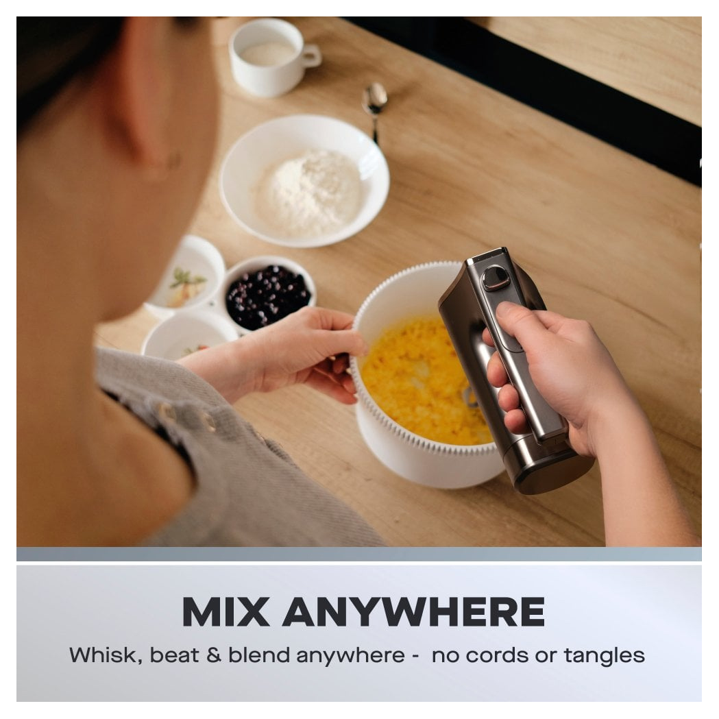Daewoo SDA2632GE 200W Cordless Pro Hand Mixer Silver, photo 3