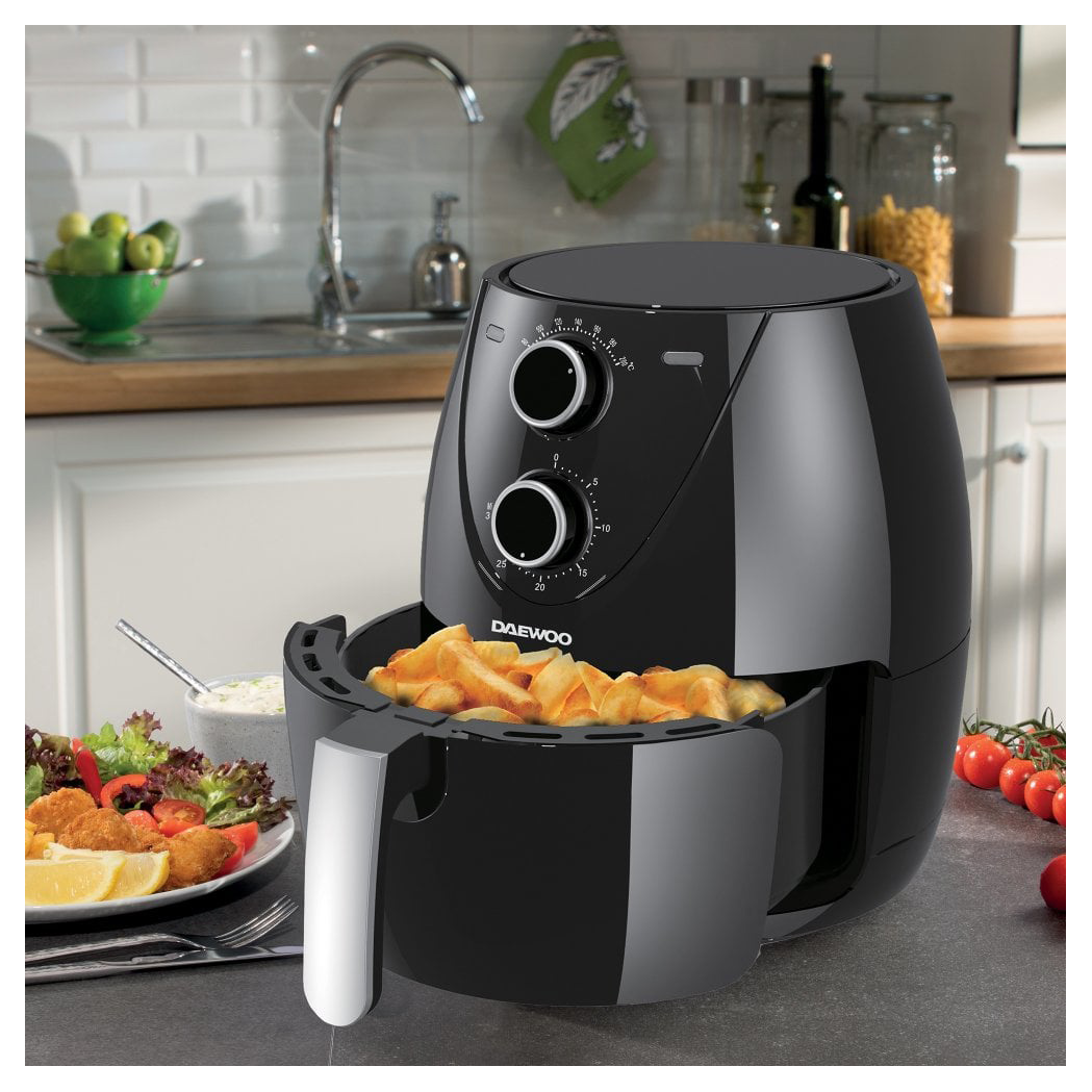 Daewoo SDA2636GE 4L Single Drawer Air Fryer with Dials, photo 3