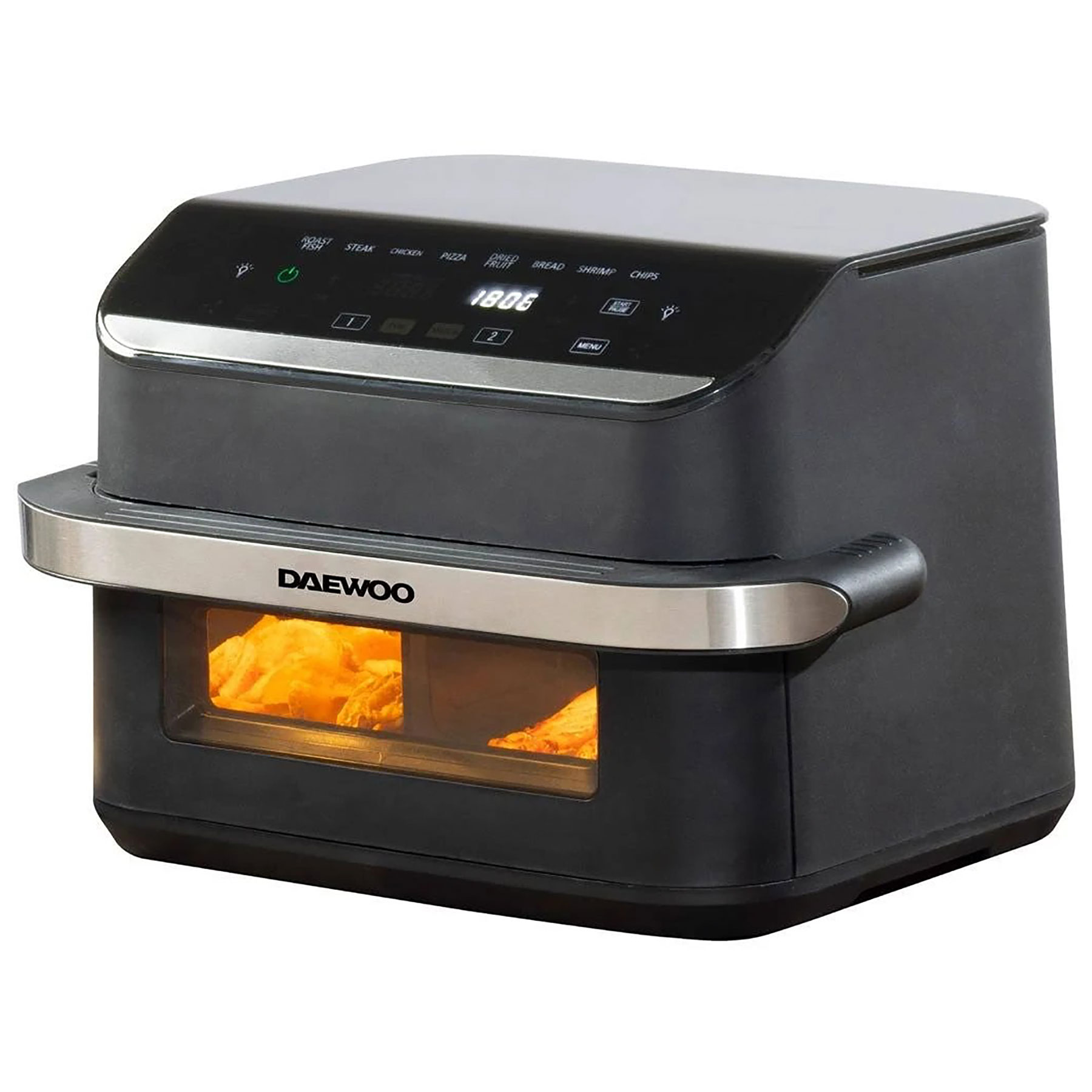Daewoo SDA2757GE 10L Mega Draw Air Fryer with Window and Divider