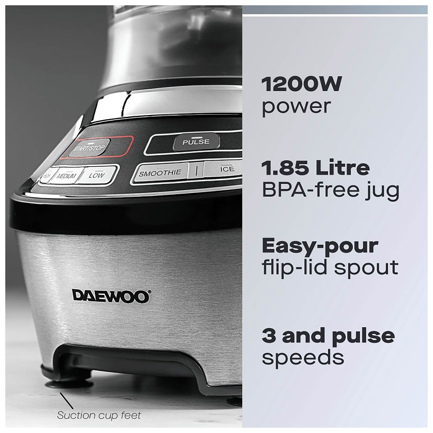 Daewoo SDA2784GE Samurai PowerBlend Pro Table Blender 1200W, photo 2