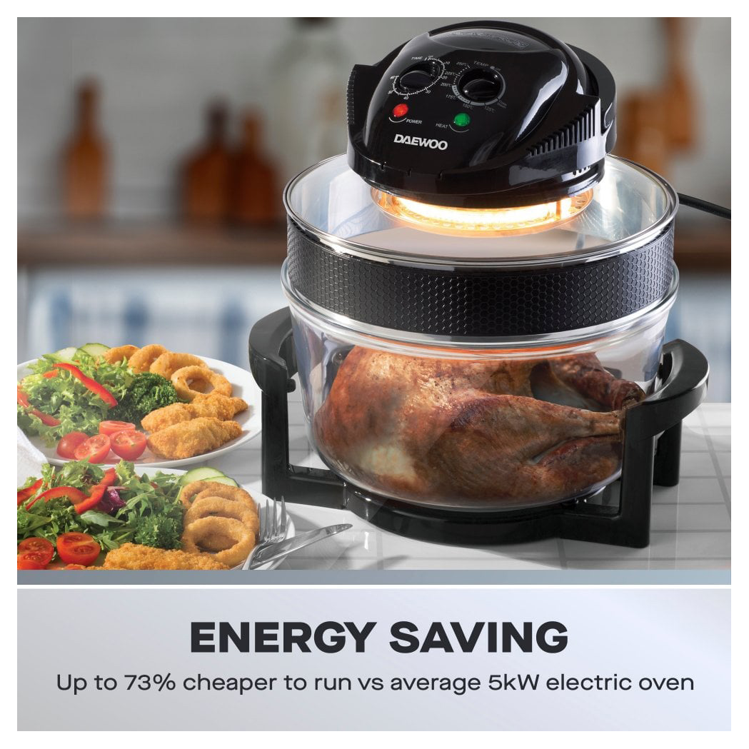 Daewoo SDA2907GE 17L Halogen Air Fryer Oven with Extender Ring, photo 3