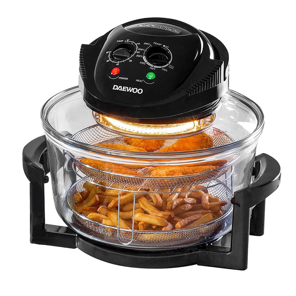 Daewoo SDA2907GE 17L Halogen Air Fryer Oven with Extender Ring