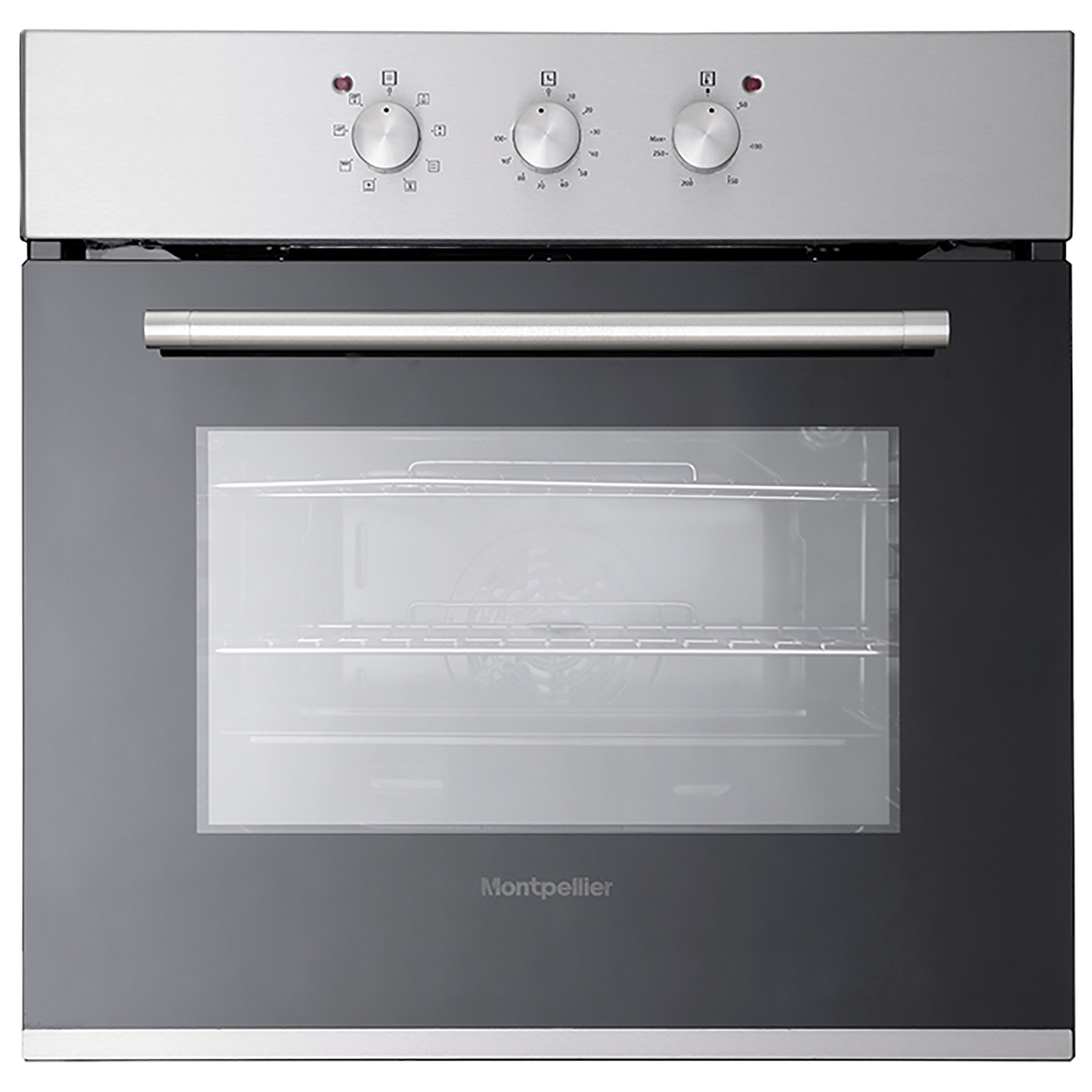 Image of Montpellier SFO65MX Built In Electric Single Oven in St Steel 65L A Ra