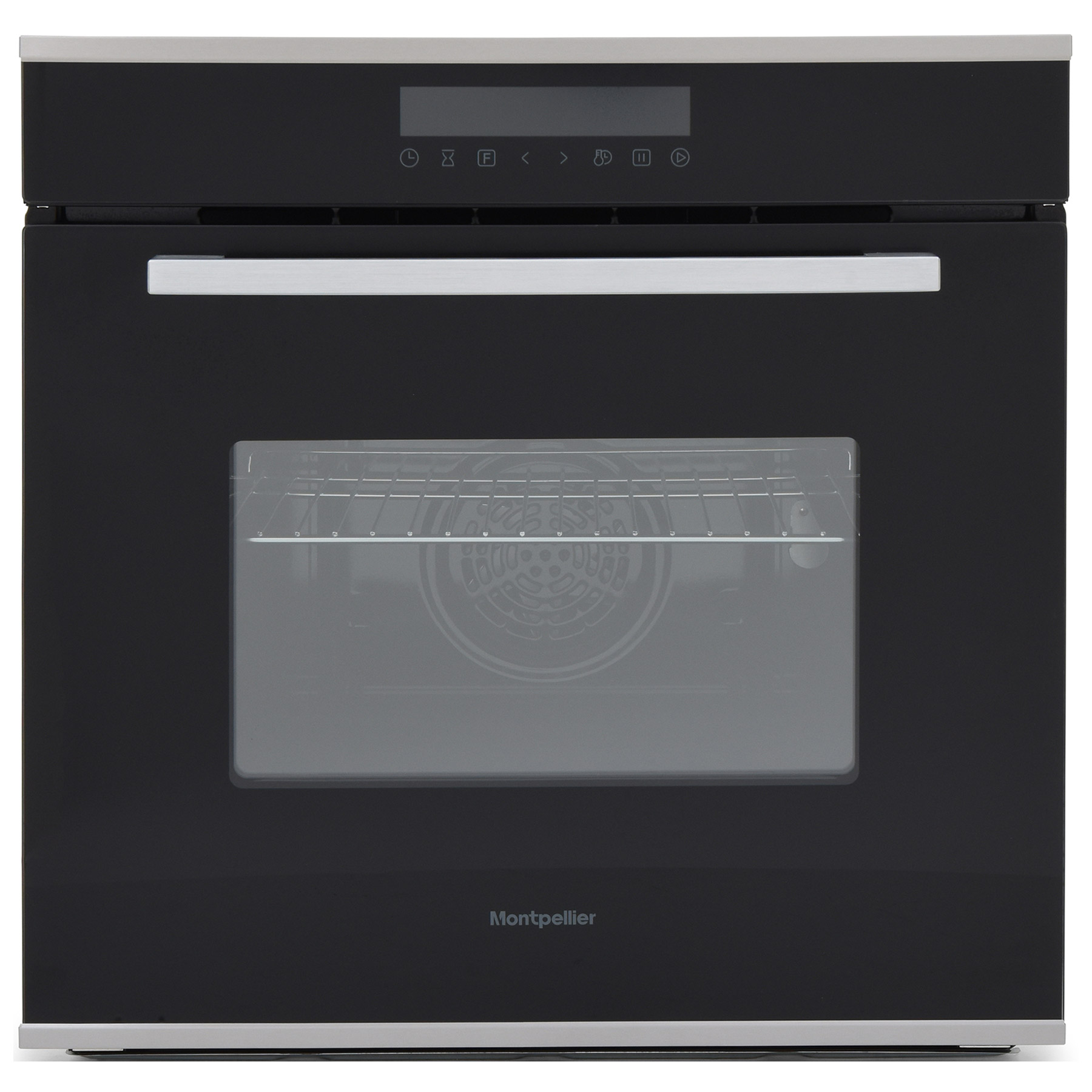 Montpellier SFO73B Built In Electric Single Oven in Black 70L A Rated