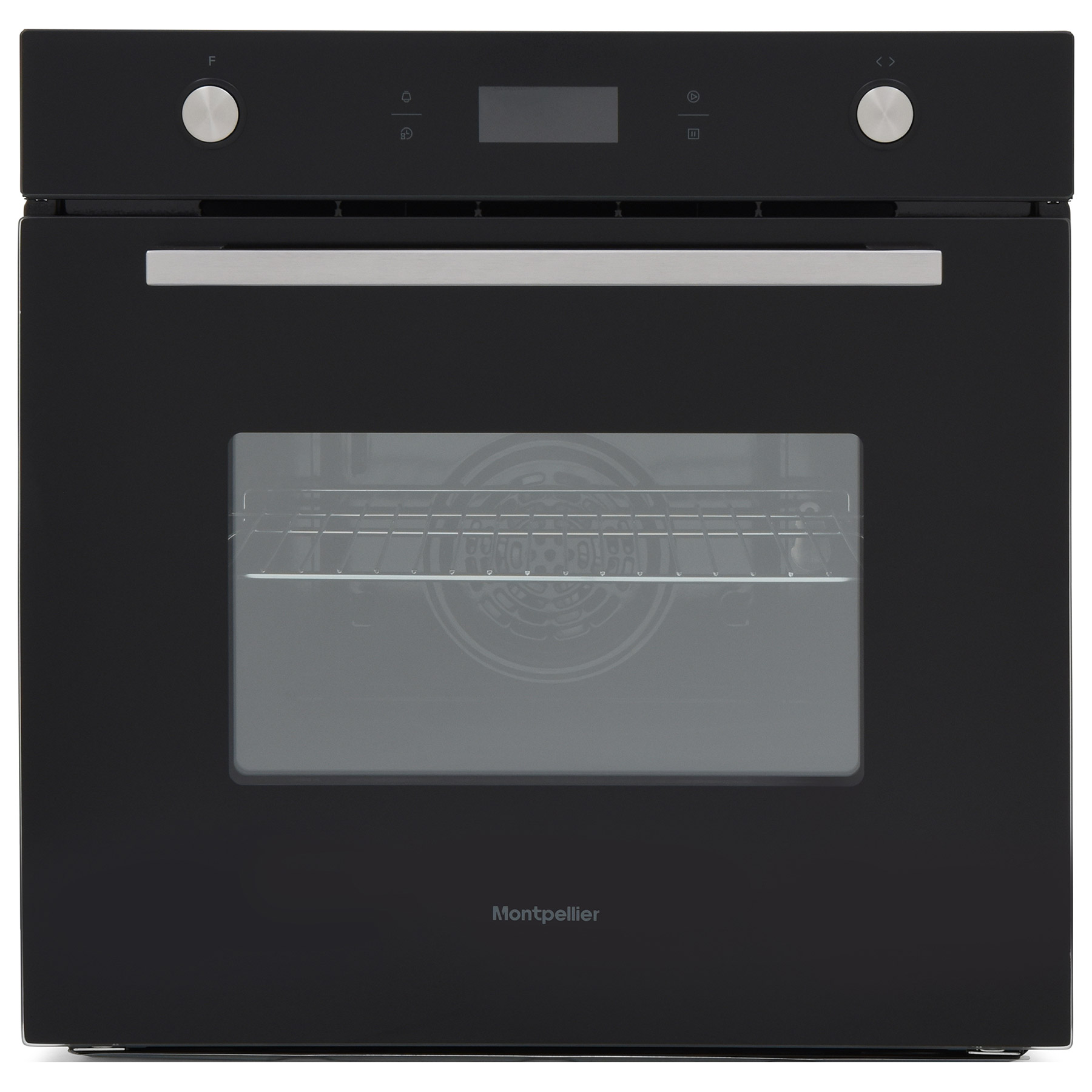 Montpellier SFO74B Built In Electric Single Oven in Black 70L A Rated