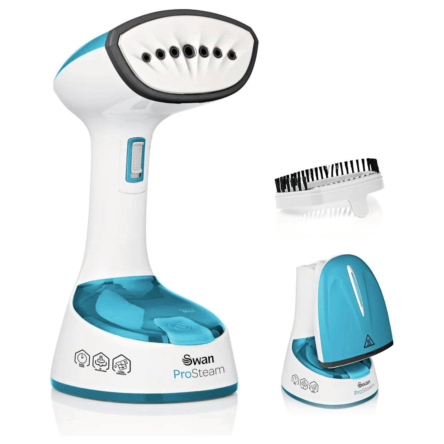 Swan SI12030N Foldable Garment Steamer with Removable Brush Attachment