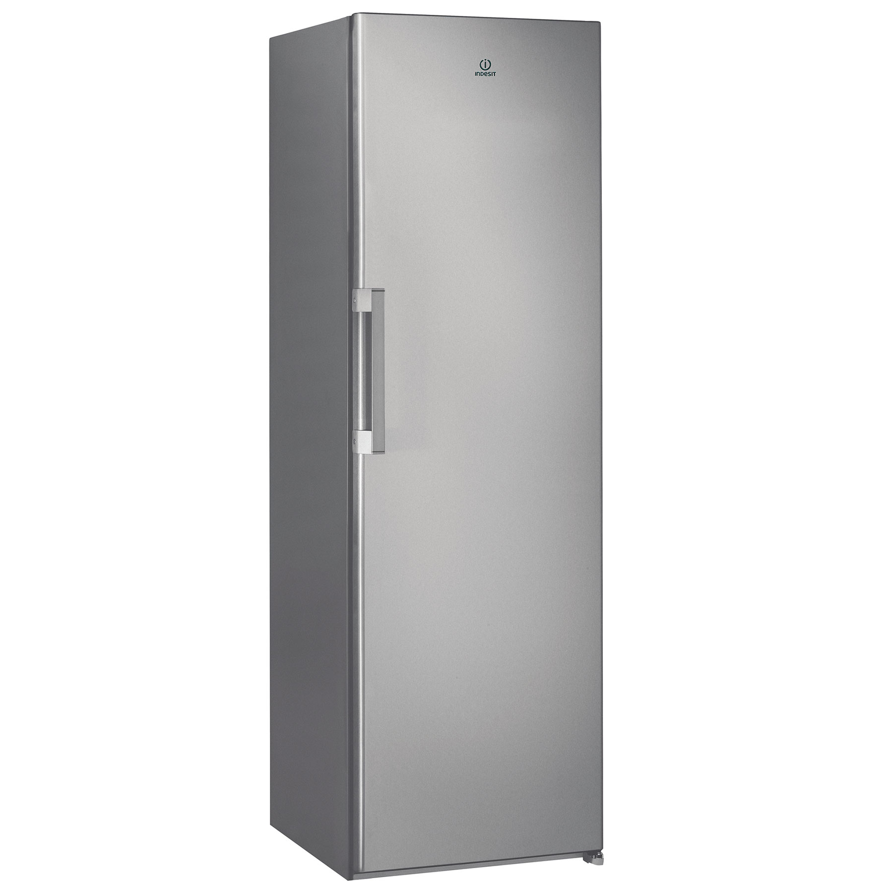 indesit si62s 60cm tall larder fridge in silver 1 67m e rated 323l