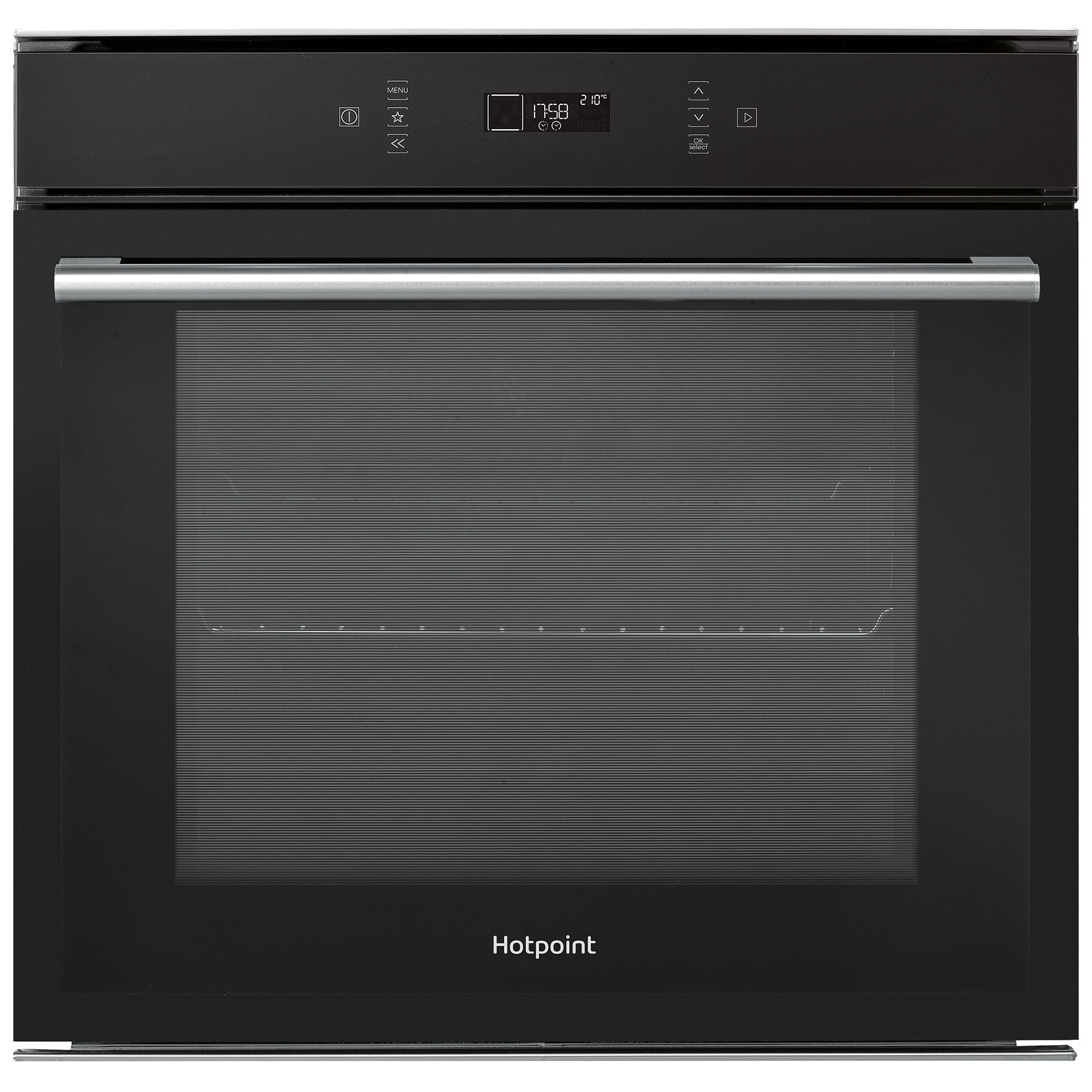 Hotpoint SI6871SPBL Built In Electric Single Oven in Black 73L A Rated