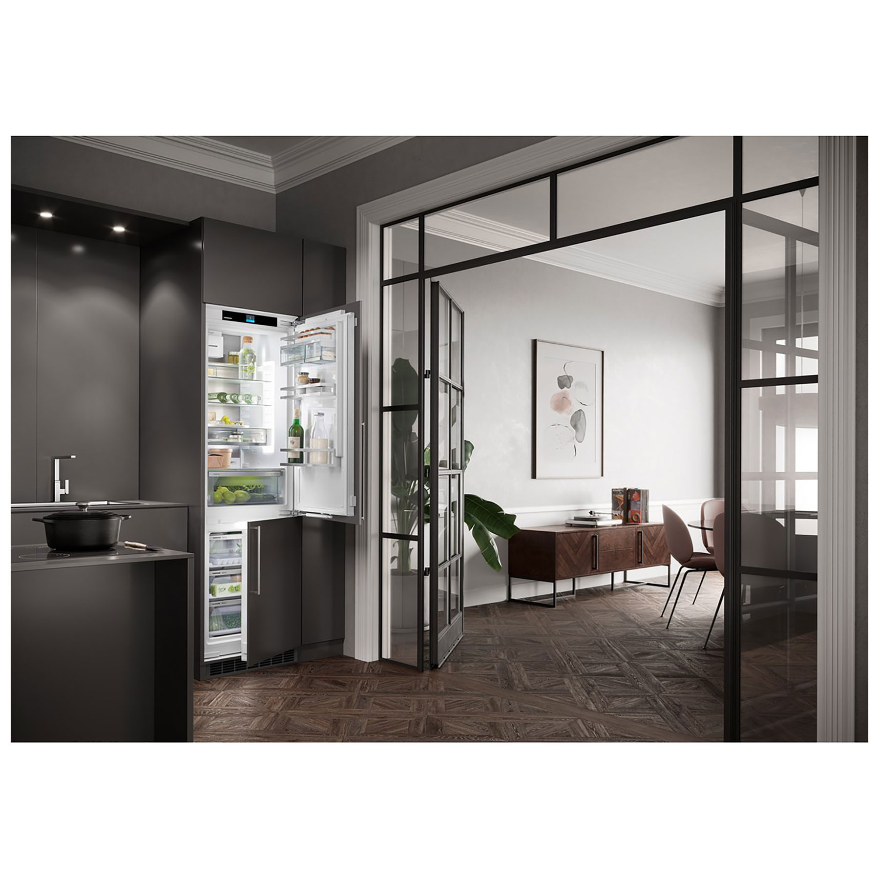 Liebherr SICNDI5153 Integrated 70 30 Frost Free Fridge Freezer 177cm H, photo 4
