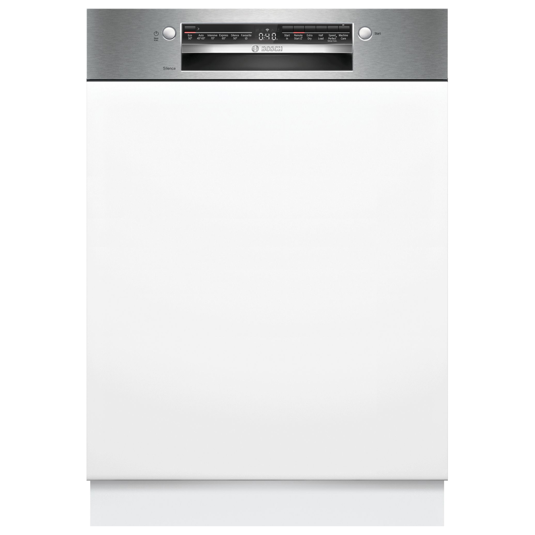 Bosch SMI2HTS06G Series 2 60cm Semi Integrated Dishwasher In Brushed S