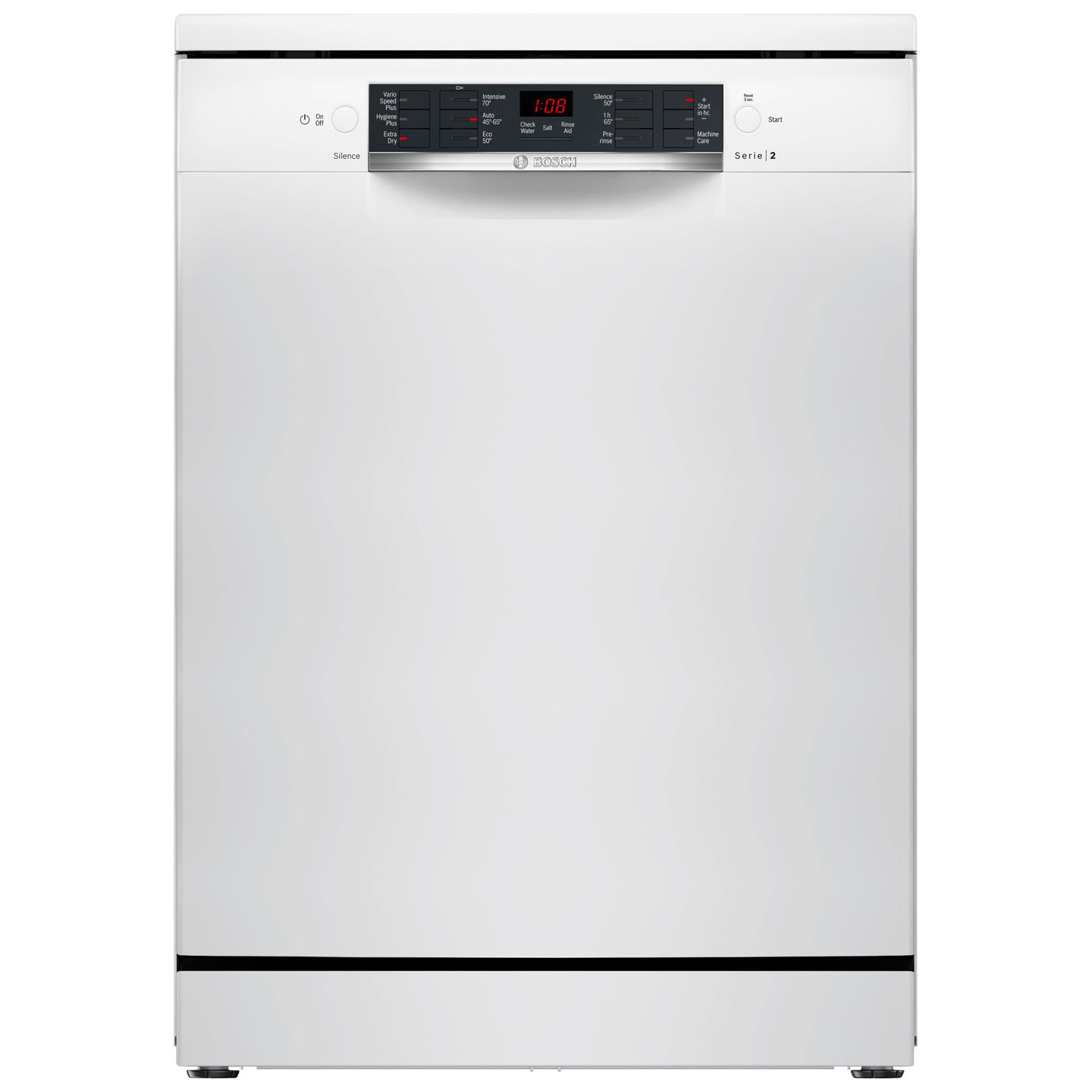 Bosch SMS26AW08G Series 2 60cm Dishwasher in White 12 Place Settings E