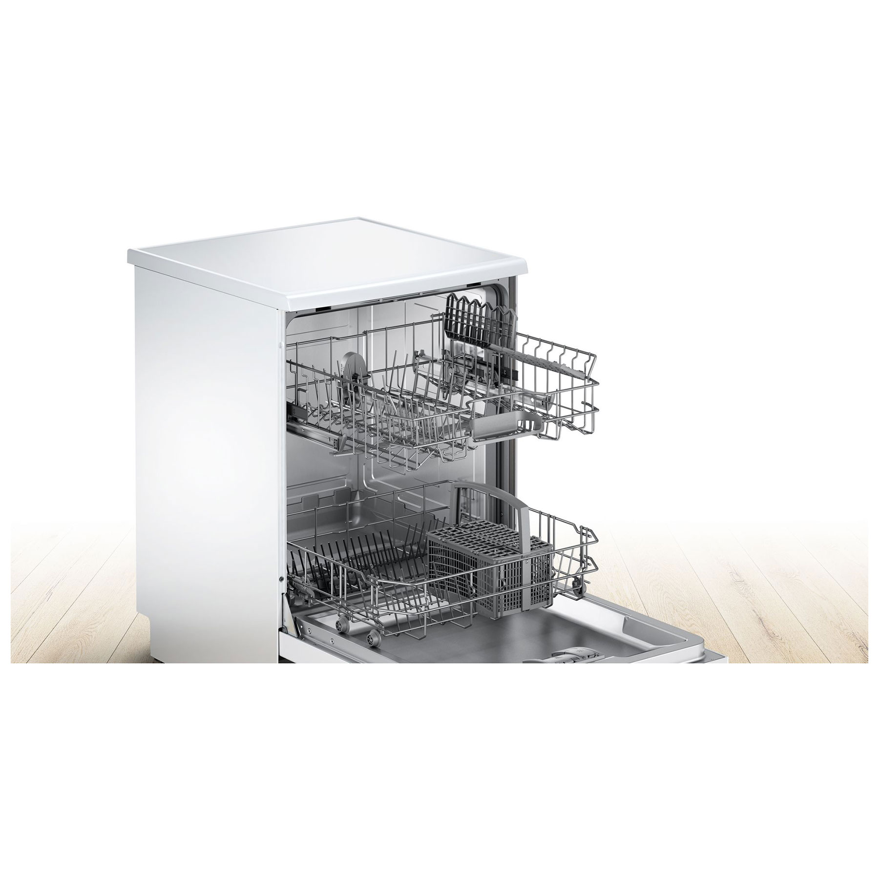 Bosch SMS26AW08G Series 2 60cm Dishwasher in White 12 Place Settings E, photo 3
