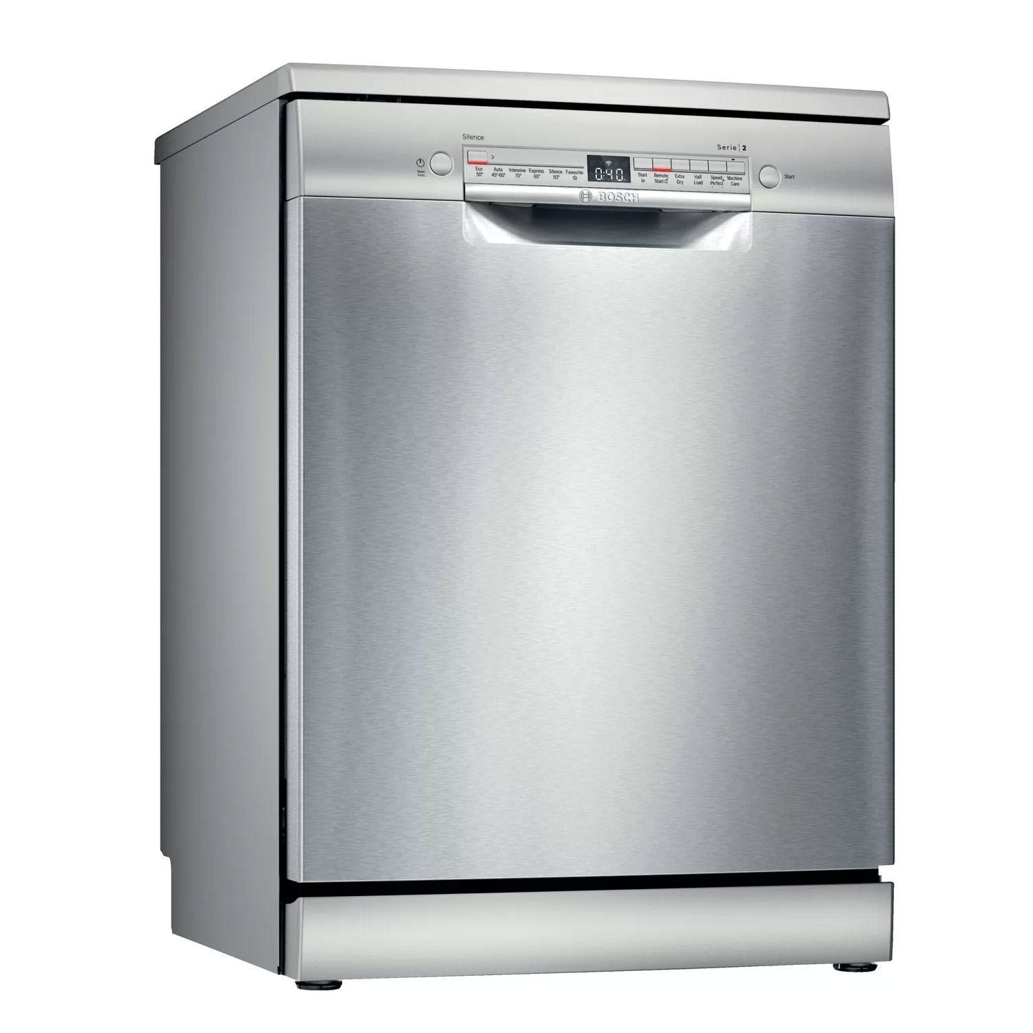 Image of Bosch SMS2HVI66G Series 2 60cm Dishwasher in Silver 12 Place Setting E