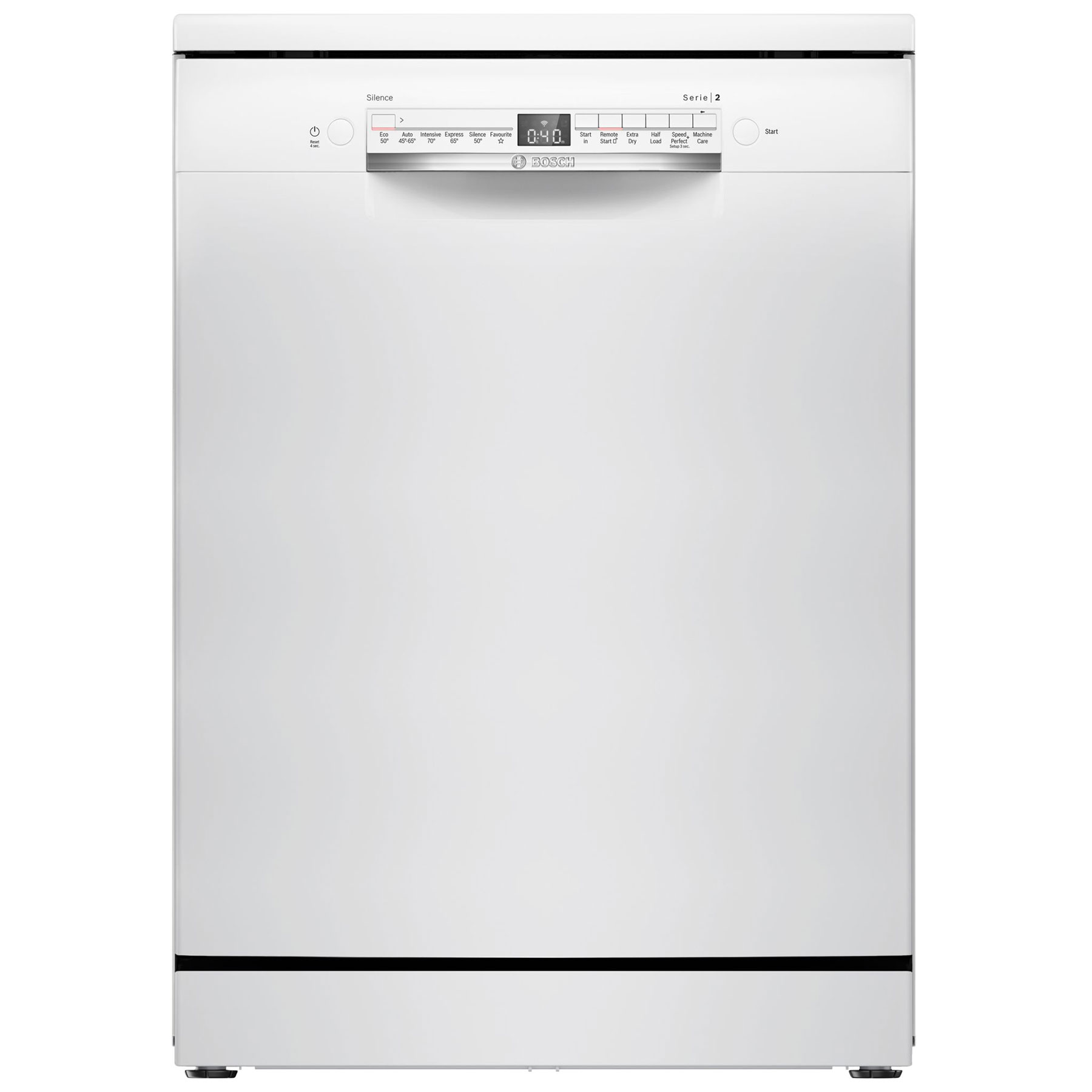 Bosch SMS2HVW67G Series 2 60cm Dishwasher White 14 Place Setting D Rat