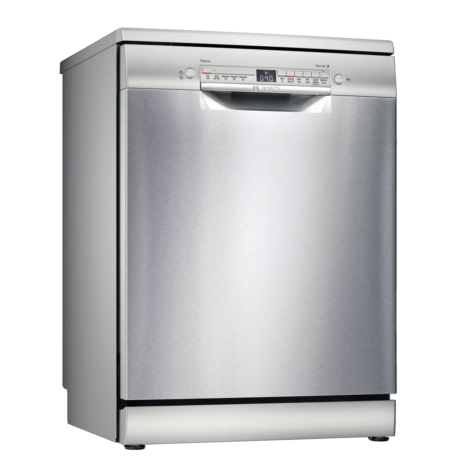 Image of Bosch SMS2ITI41G Series 2 60cm Dishwasher in Silver 12 Place Setting E