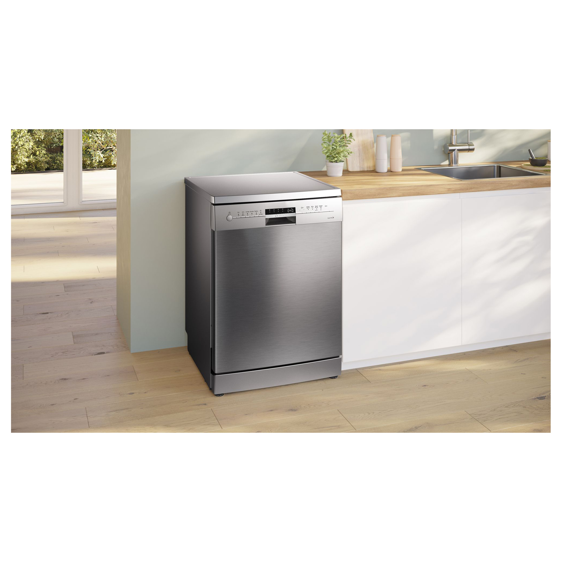 Bosch SMS2ITI67G Series 2 60cm Dishwasher in Brushed Steel 12 Place Se, photo 2