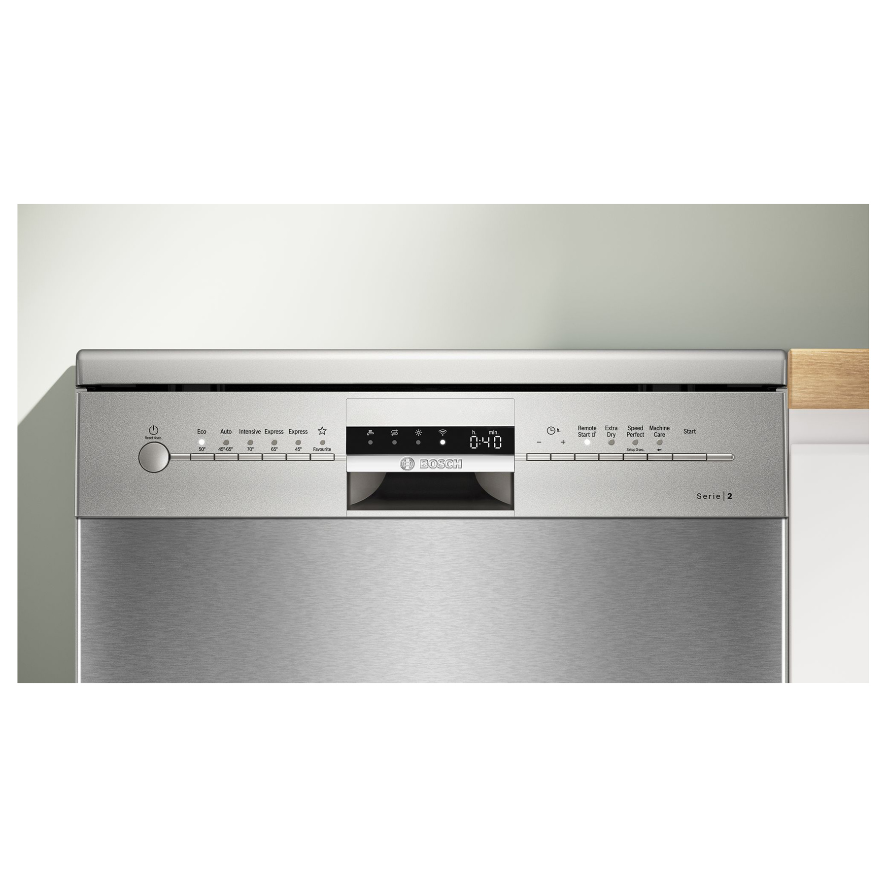 Bosch SMS2ITI67G Series 2 60cm Dishwasher in Brushed Steel 12 Place Se, photo 3