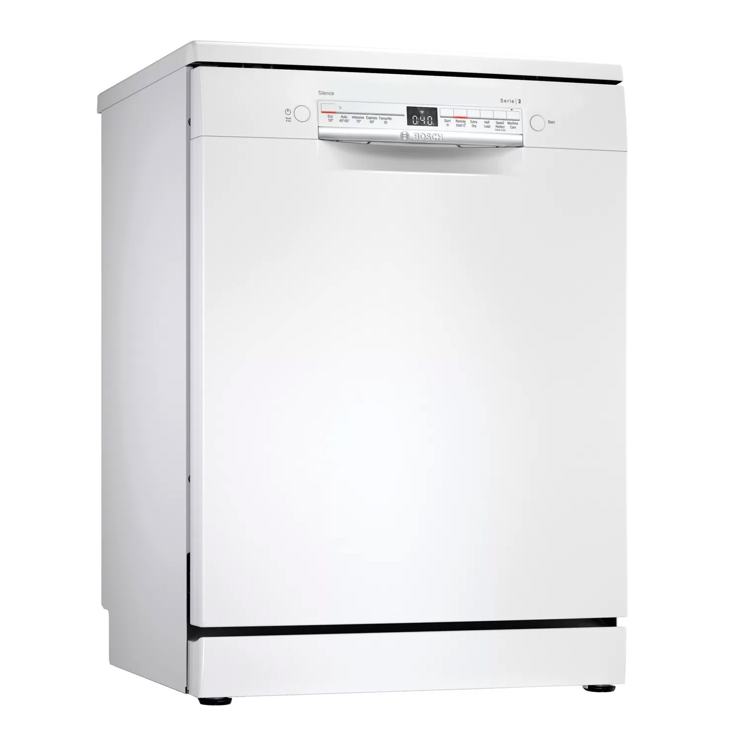 Image of Bosch SMS2ITW41G Series 2 60cm Dishwasher in White 12 Place Setting E