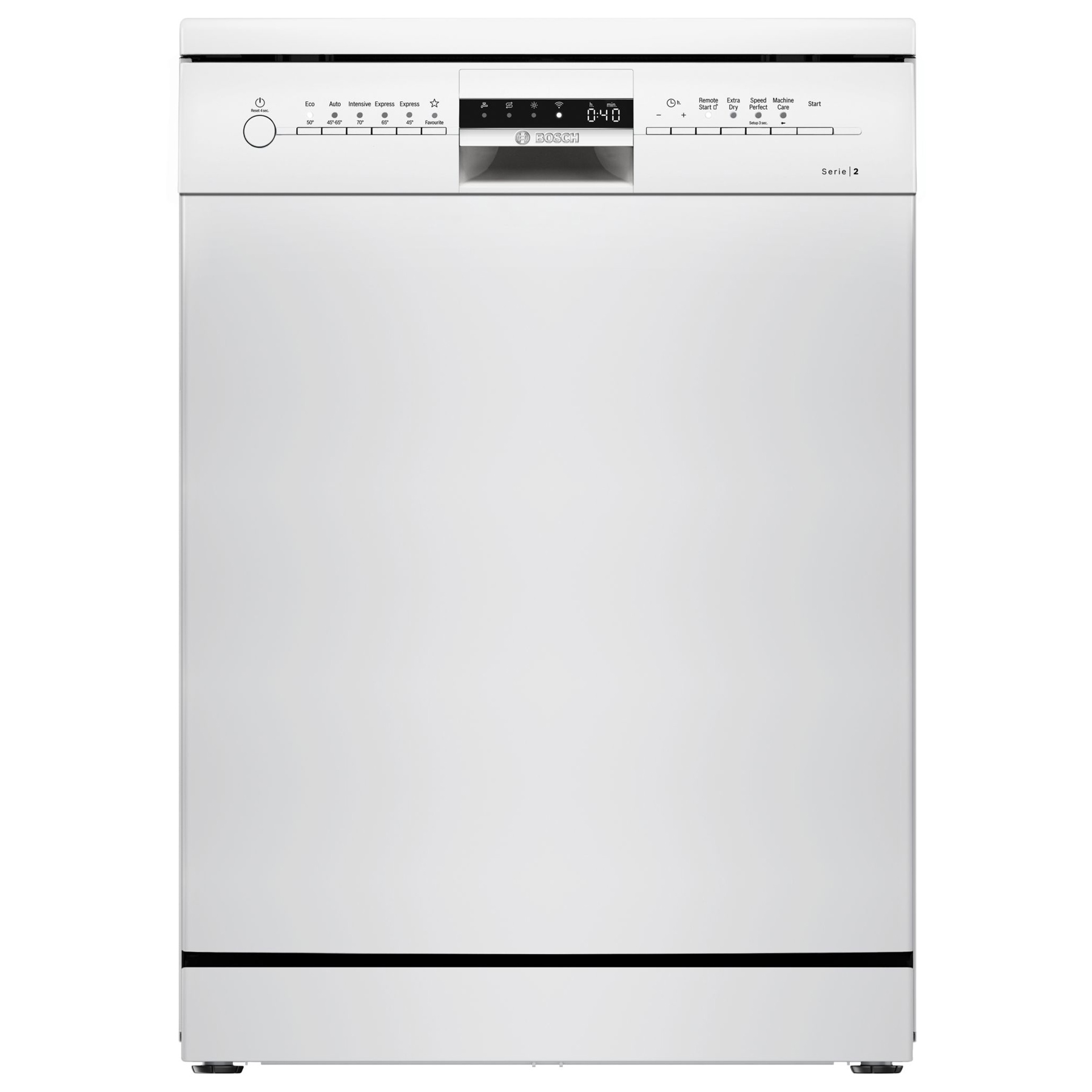 Bosch SMS2ITW67G Series 2 60cm Dishwasher in White 12 Place Setting D