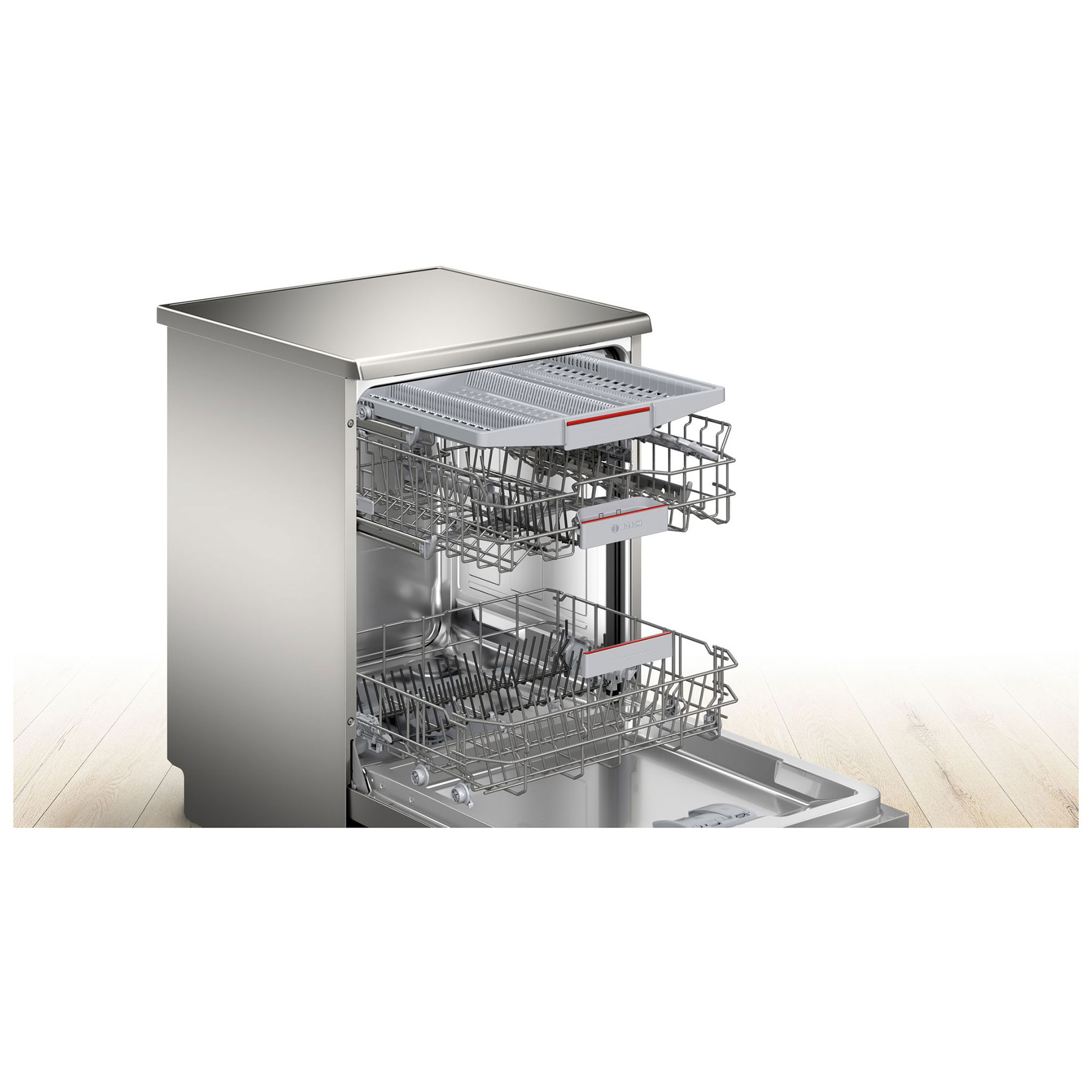 Bosch SMS4EMI06G Series 4 60cm Dishwasher Silver Inox 14 Place Setting, photo 2