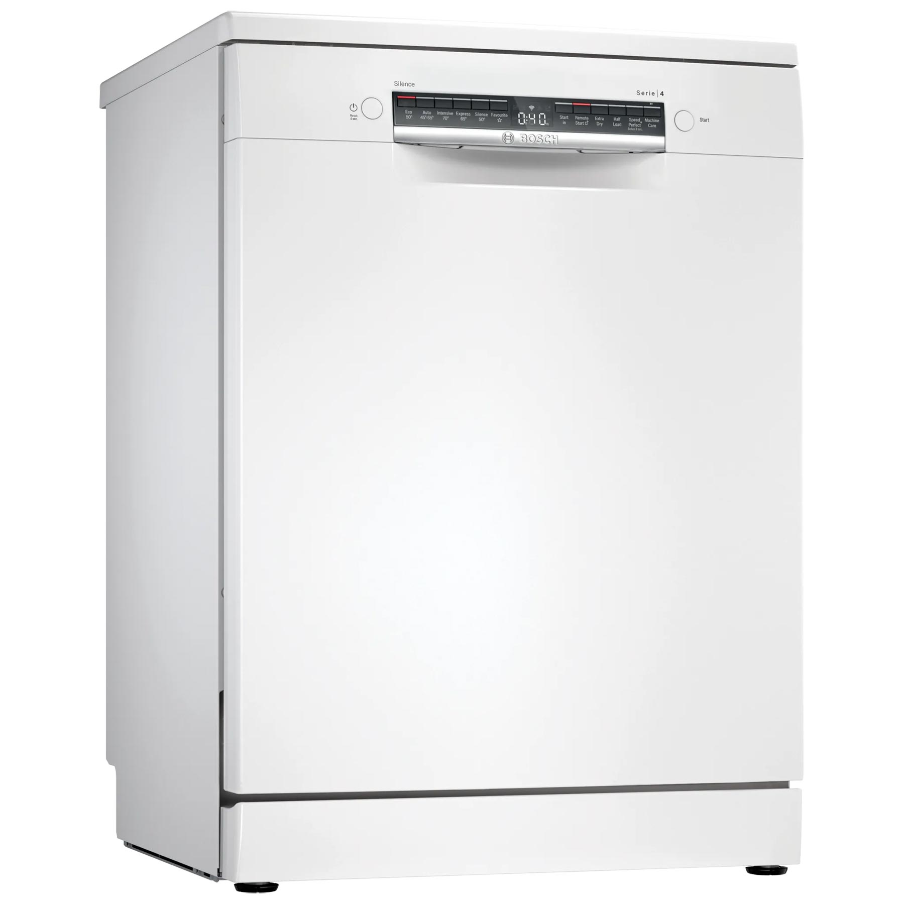 Image of Bosch SMS4HKW00G Series 4 60cm Dishwasher In White 13 Place Settings D
