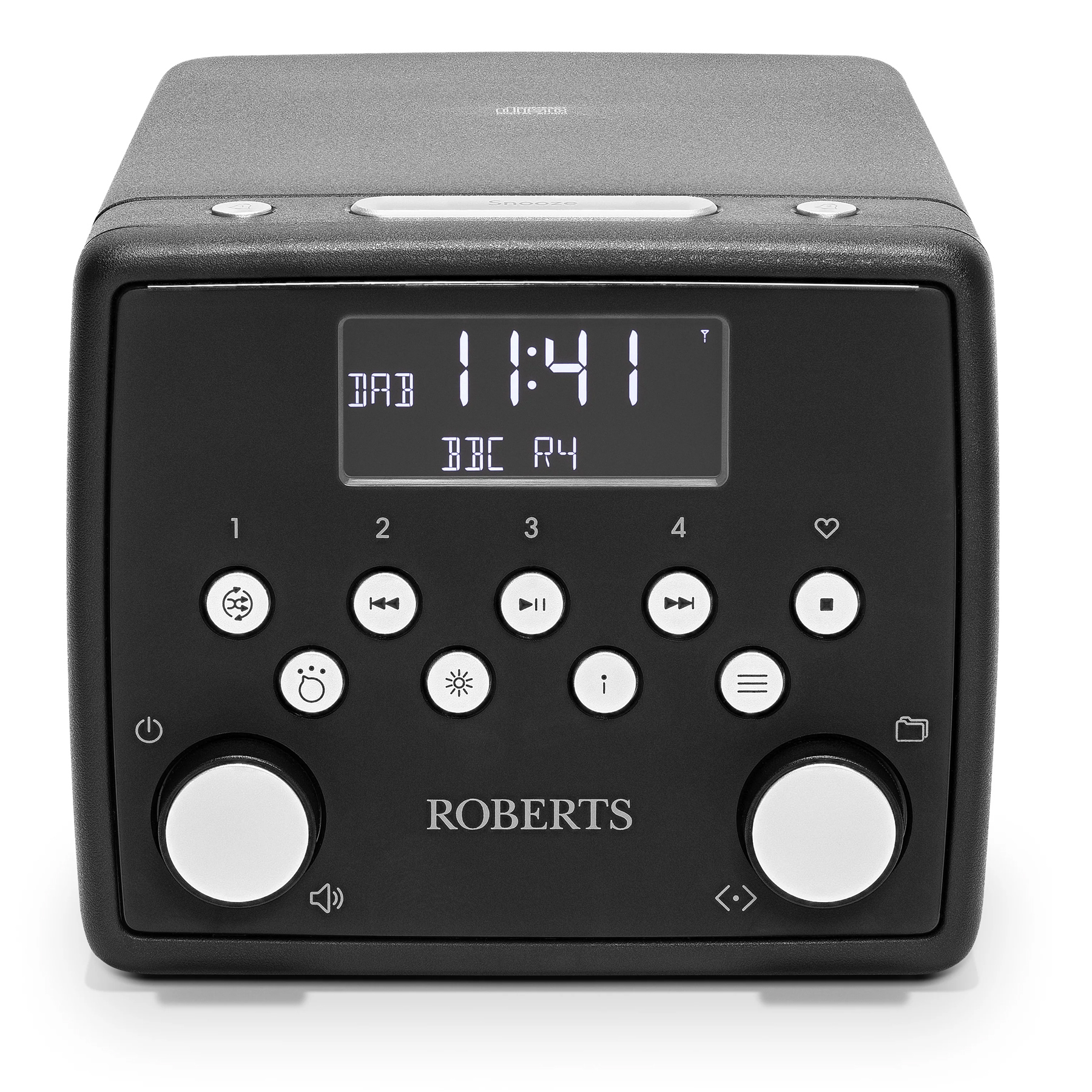 Roberts SOUND49BK DAB DAB FM RDS Bluetooth Audio Streaming Alarm Clock