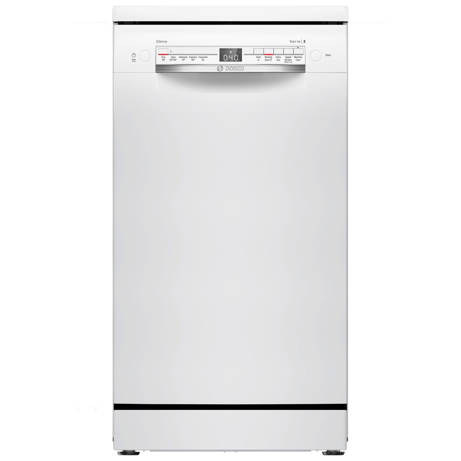 Bosch SPS2IKW01G Series 2 45cm Slimline Dishwasher in White 9 Place F