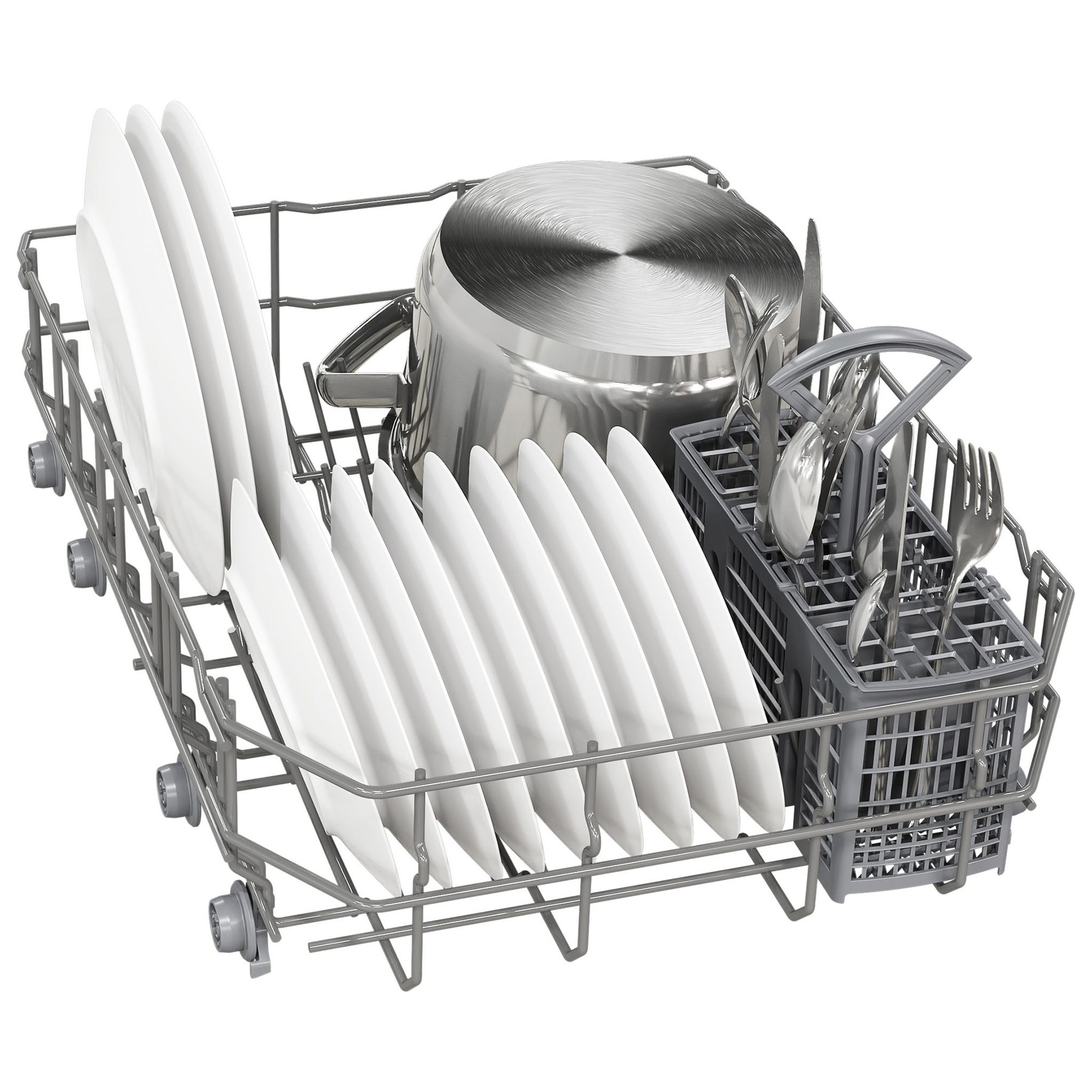 Bosch SPS2IKW01G Series 2 45cm Slimline Dishwasher in White 9 Place F, photo 5