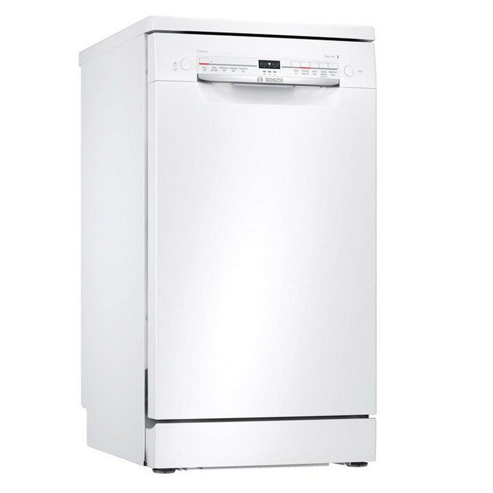 Image of Bosch SPS2IKW04G Series 2 45cm Slimline Dishwasher White 9 Place F Rat