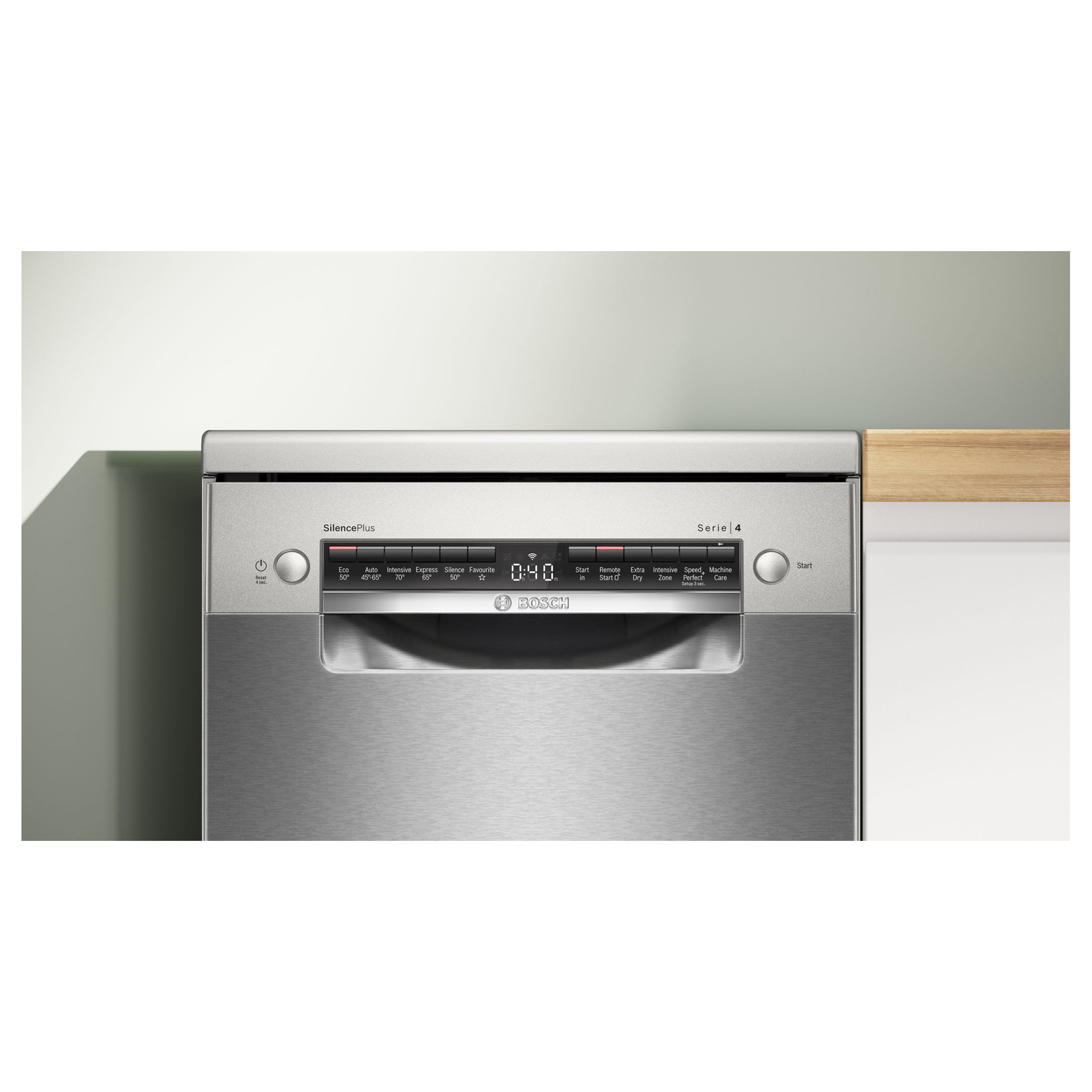 Bosch SPS4HMI14G Series 4 45cm Slimline Dishwasher in Brushed Steel 10, photo 3