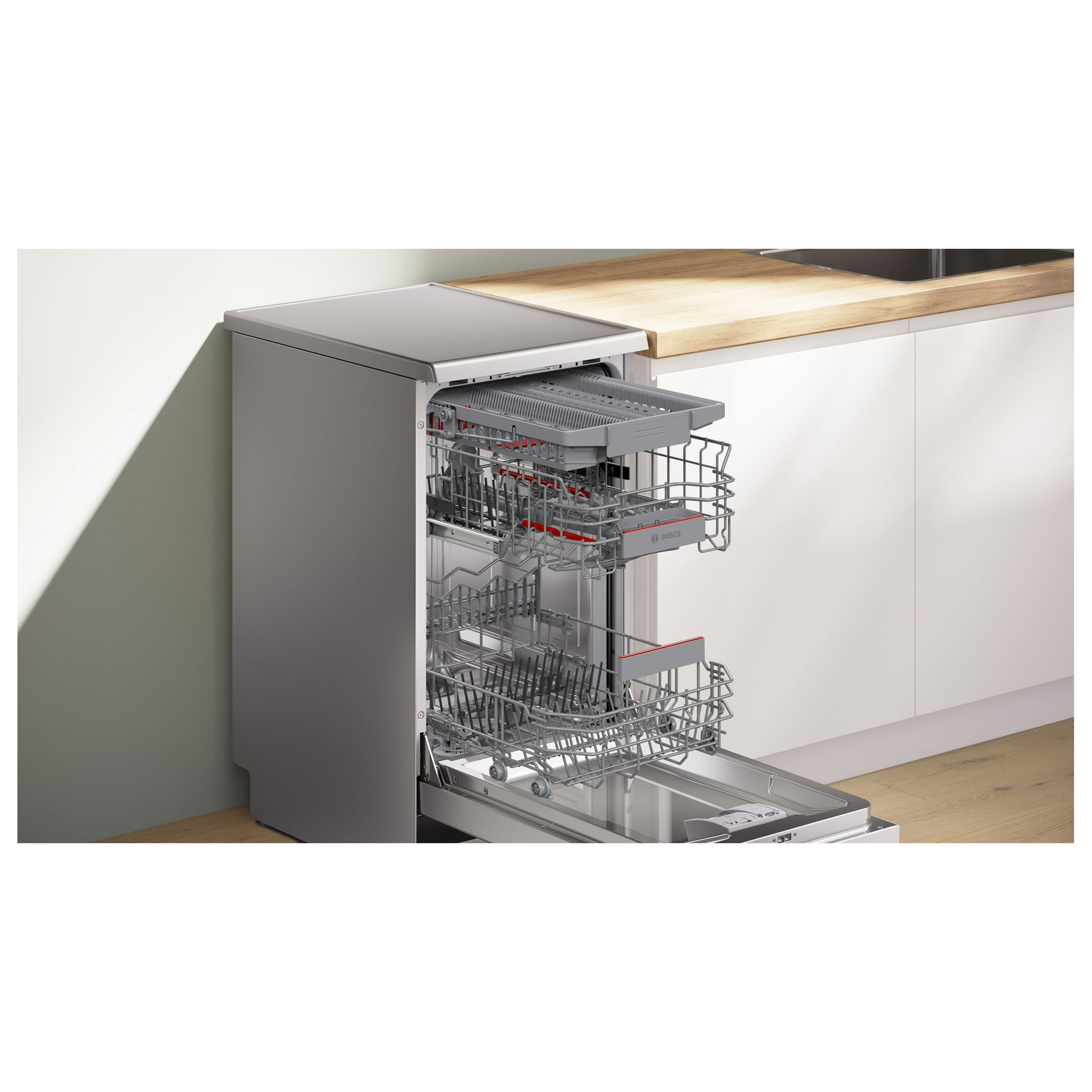 Bosch SPS4HMI14G Series 4 45cm Slimline Dishwasher in Brushed Steel 10, photo 5