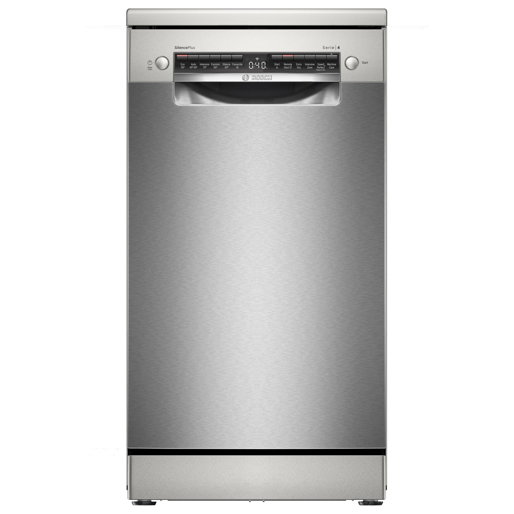 Bosch SPS4HMI14G Series 4 45cm Slimline Dishwasher in Brushed Steel 10