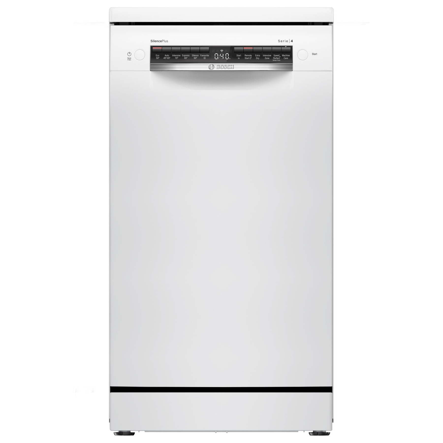 Bosch SPS4HMW14G Series 4 45cm Slimline Dishwasher in White 10 Place S