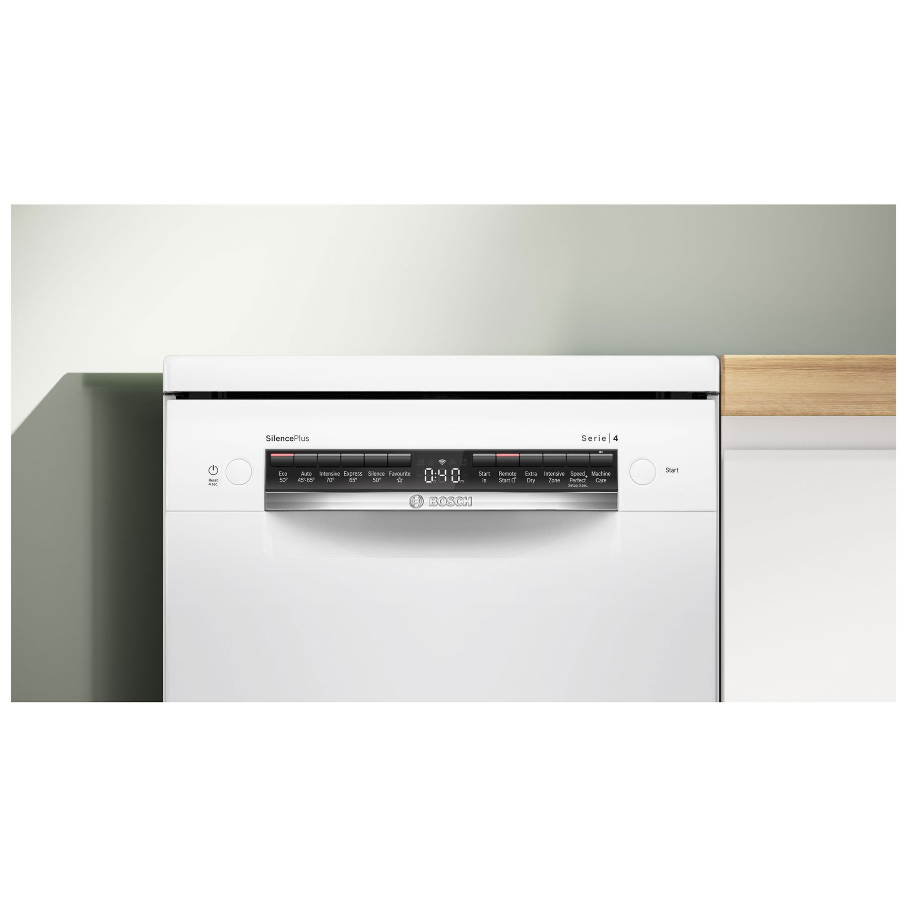 Bosch SPS4HMW49G Series 4 45cm Slimline Dishwasher in White 10 Place S, photo 3