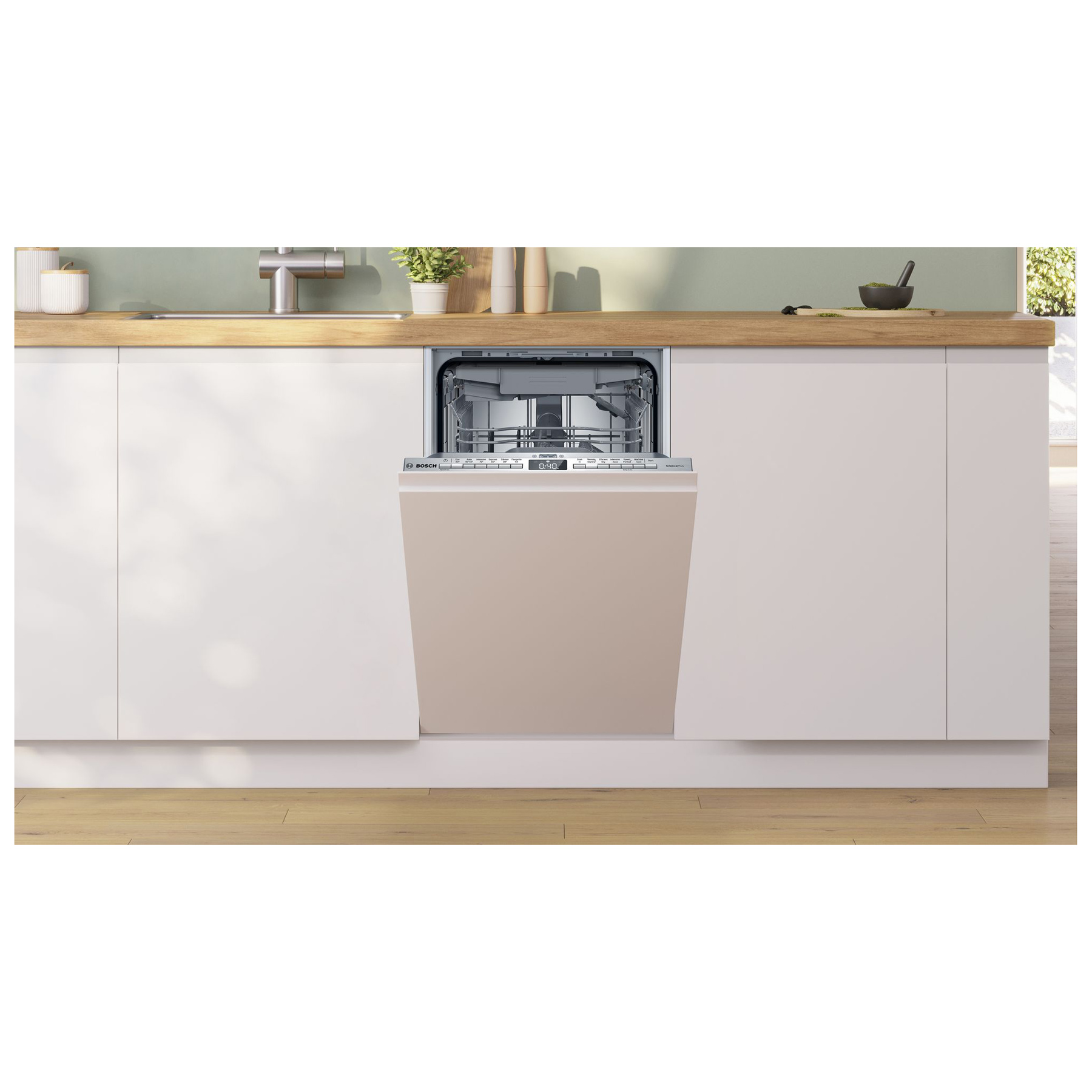 Bosch SPV4EMX17G Series 4 45cm Fully Integrated Slimline Dishwasher 10, photo 2